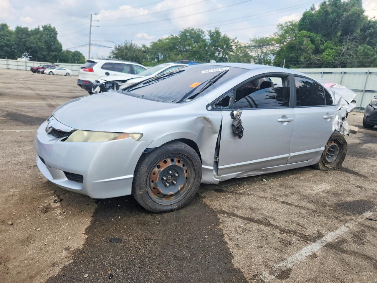 2011 Honda Civic Lx Silver vin: 19XFA1F53BE025128
