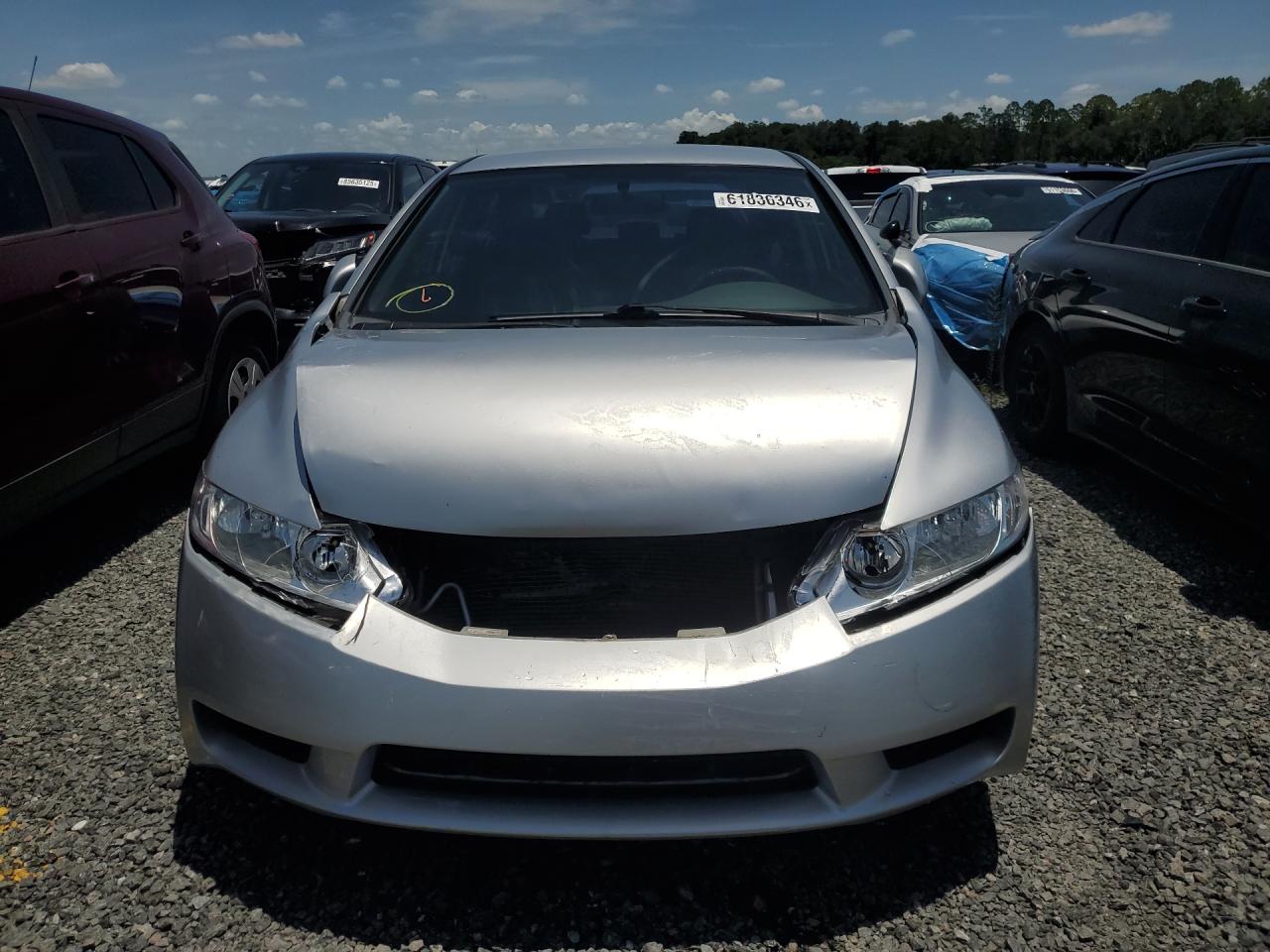 2011 Honda Civic Lx Silver vin: 19XFA1F53BE032452