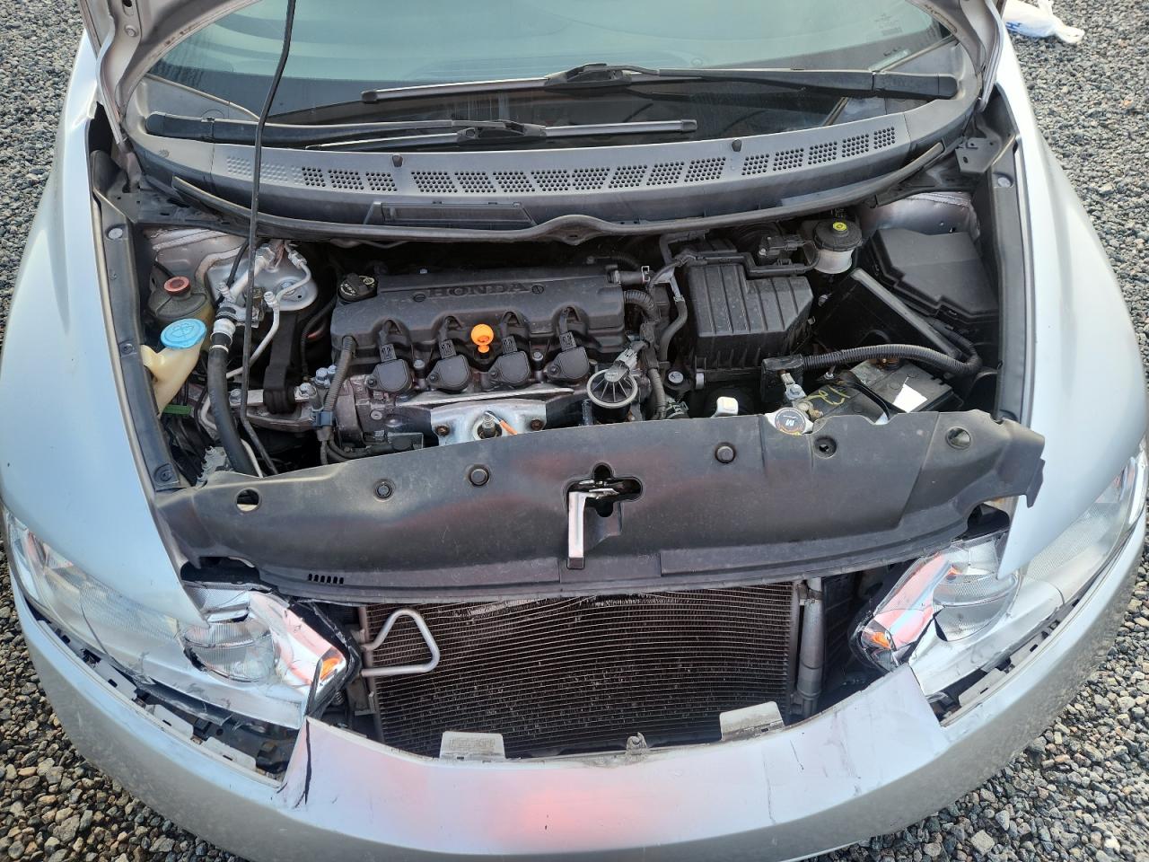 2011 Honda Civic Lx Silver vin: 19XFA1F53BE032452