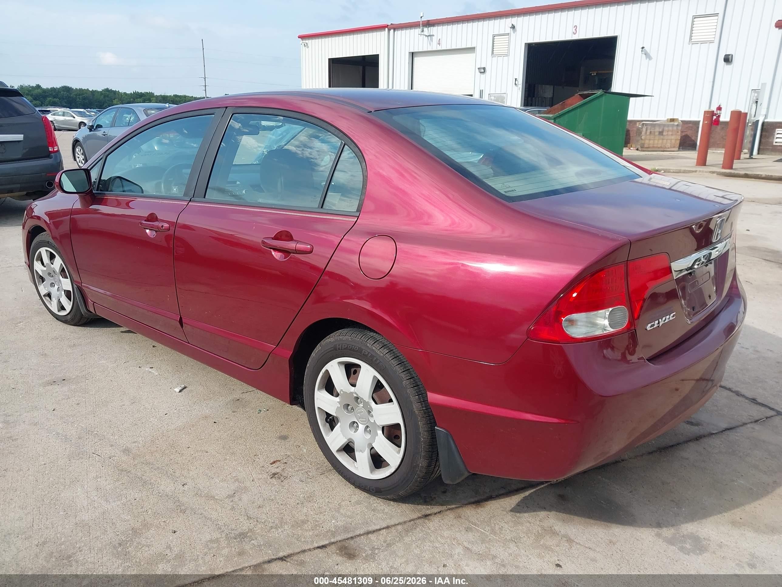 2011 Honda Civic Lx Brown vin: 19XFA1F53BE032807