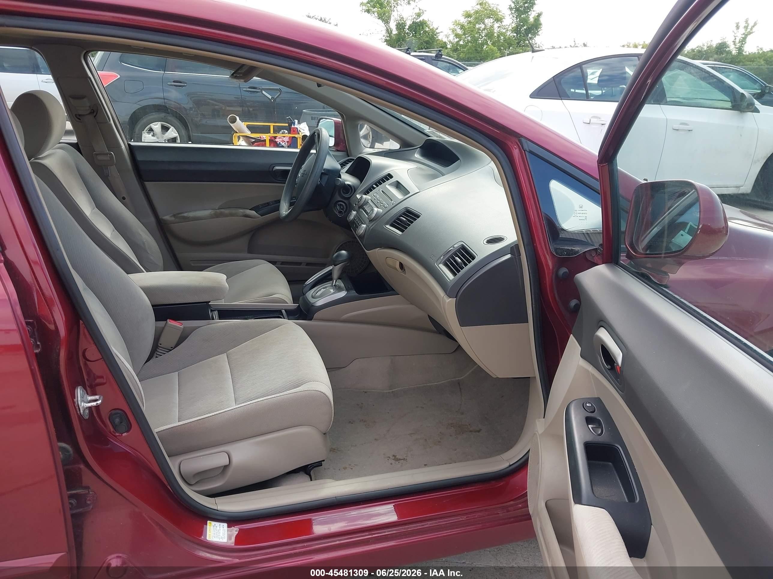2011 Honda Civic Lx Brown vin: 19XFA1F53BE032807