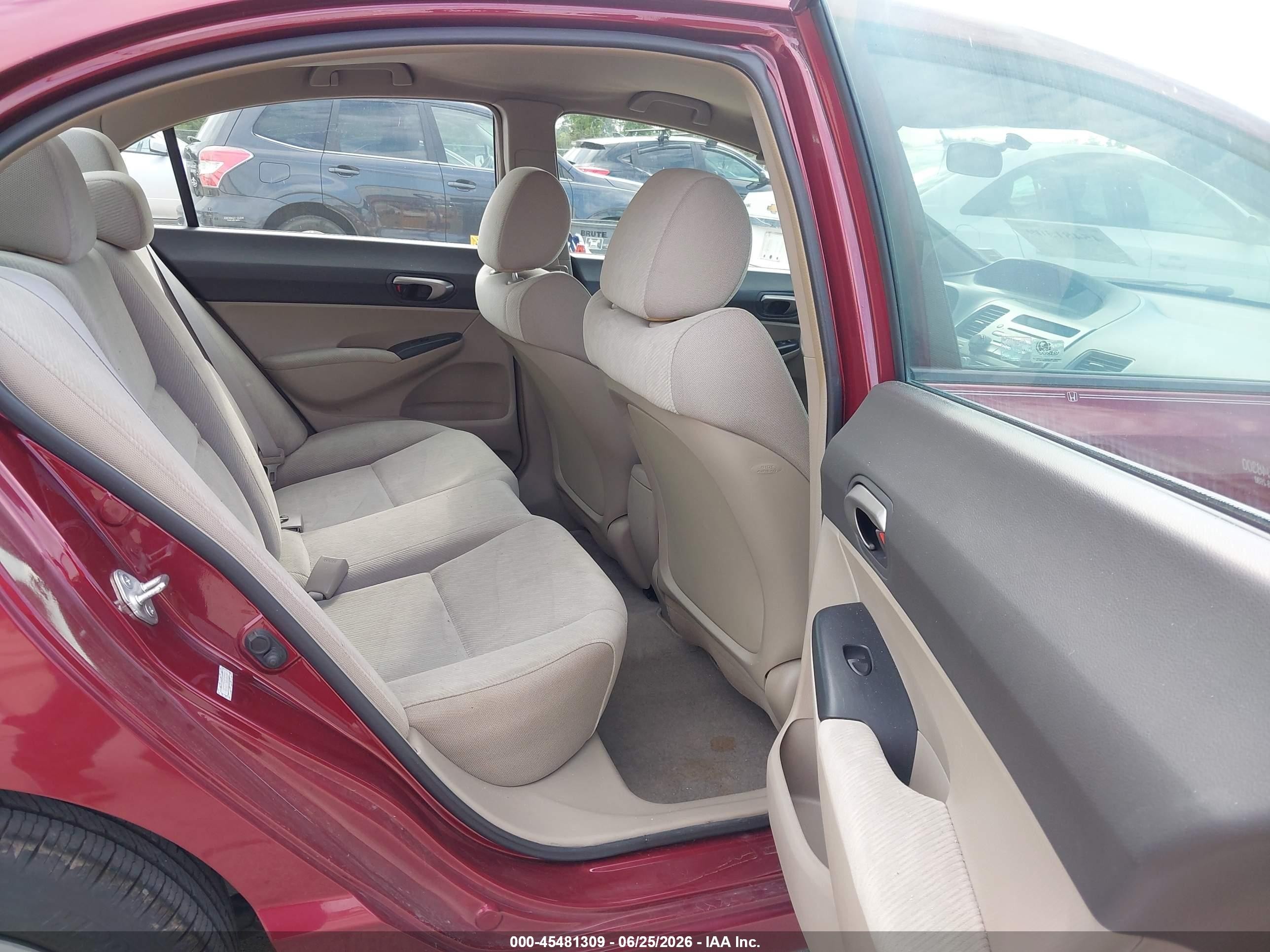 2011 Honda Civic Lx Brown vin: 19XFA1F53BE032807