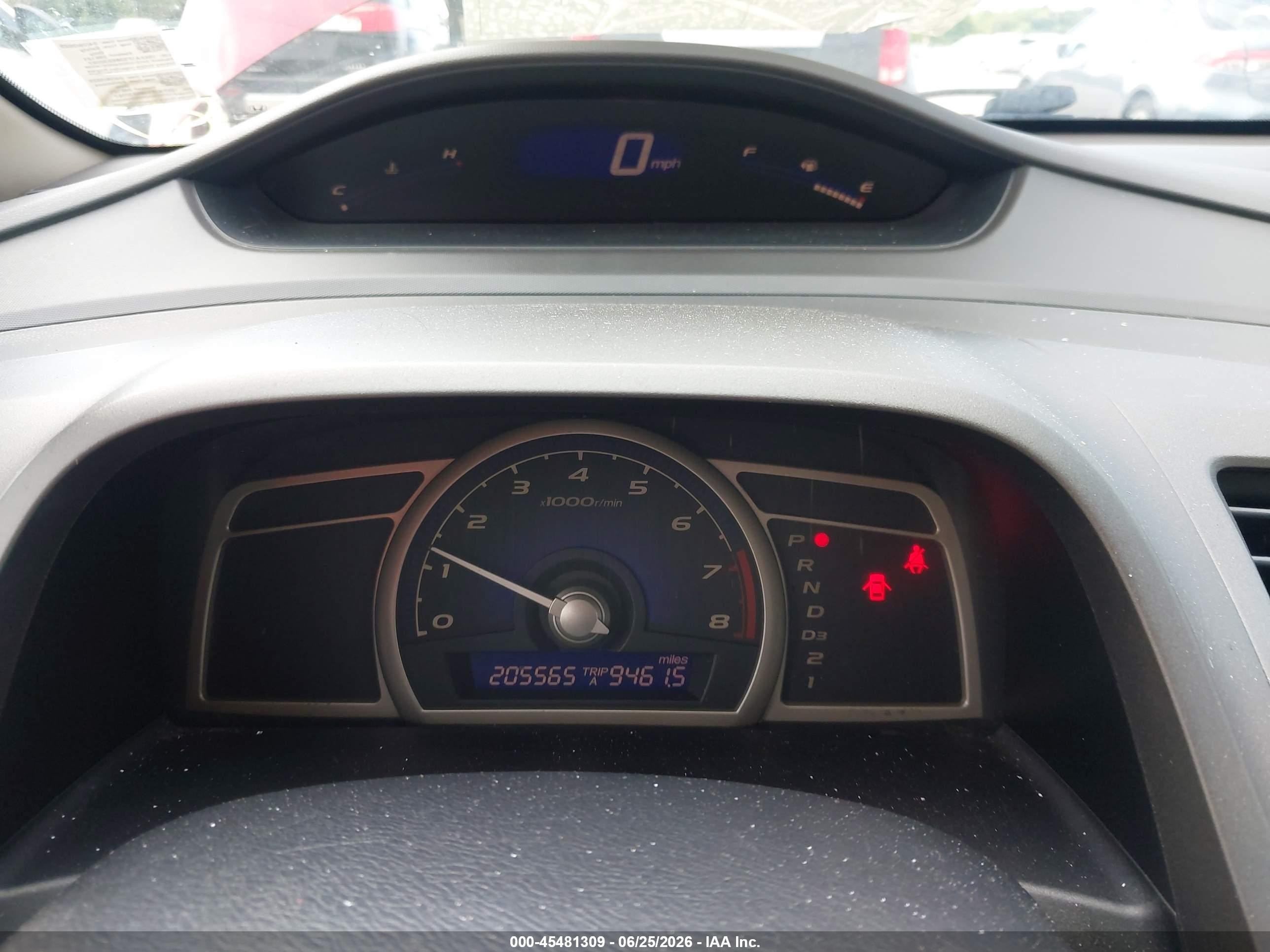 2011 Honda Civic Lx Brown vin: 19XFA1F53BE032807