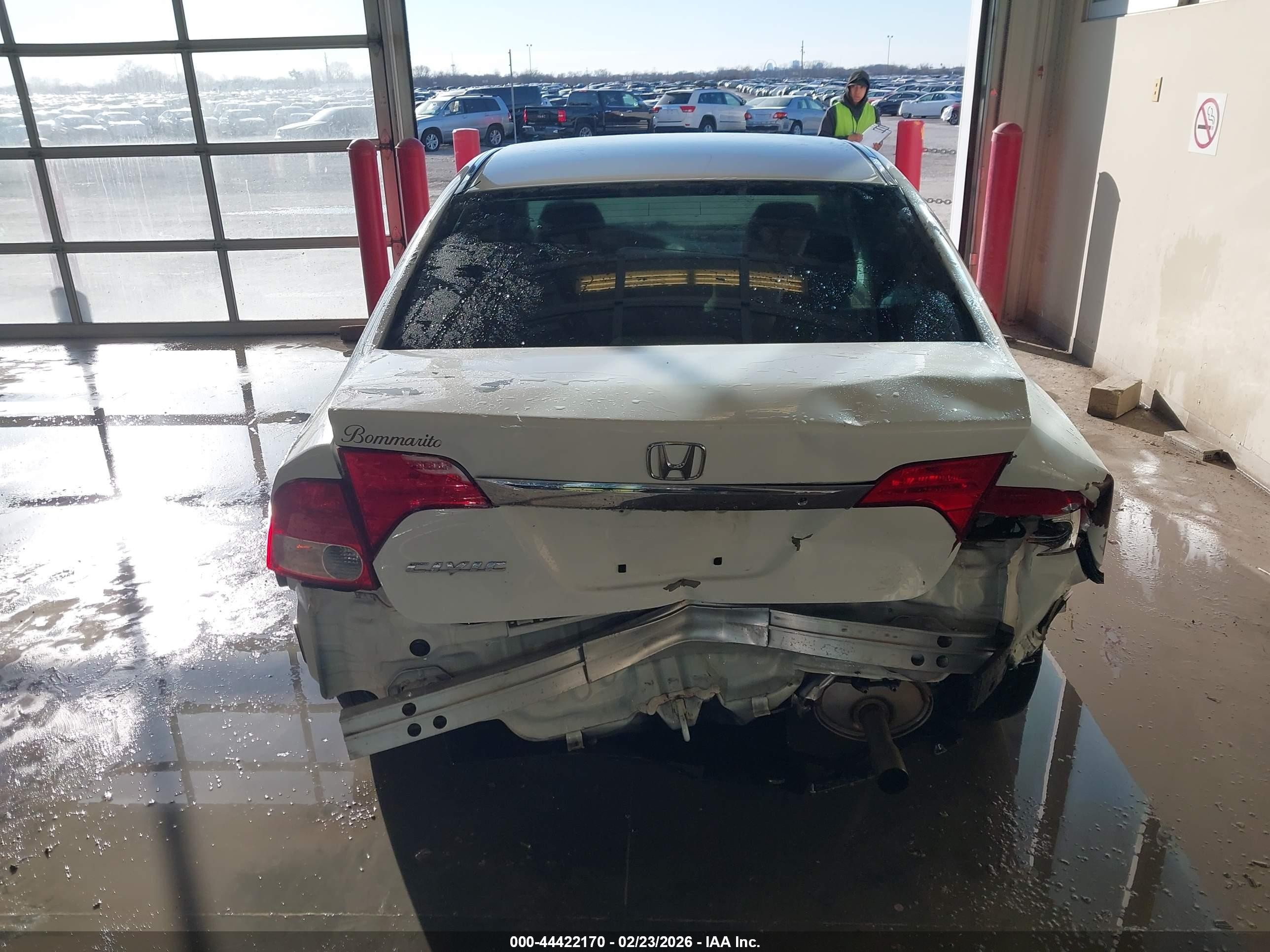 2011 Honda Civic Lx White vin: 19XFA1F53BE037831