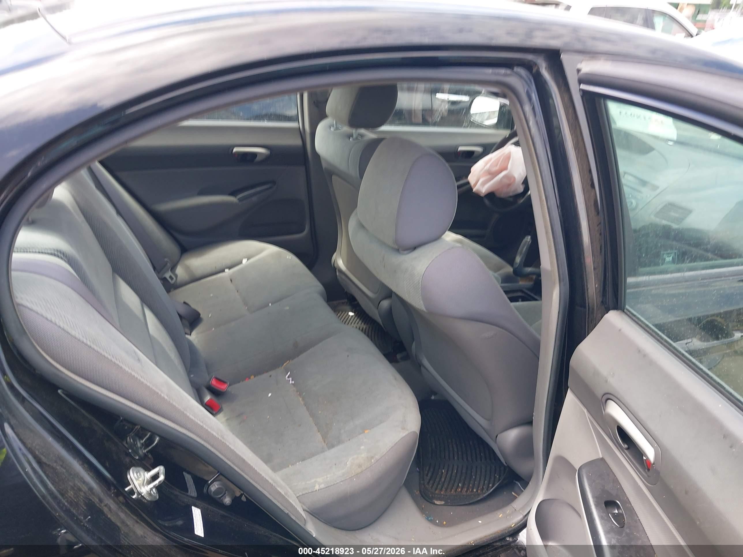 2010 Honda Civic Lx Black vin: 19XFA1F54AE028439