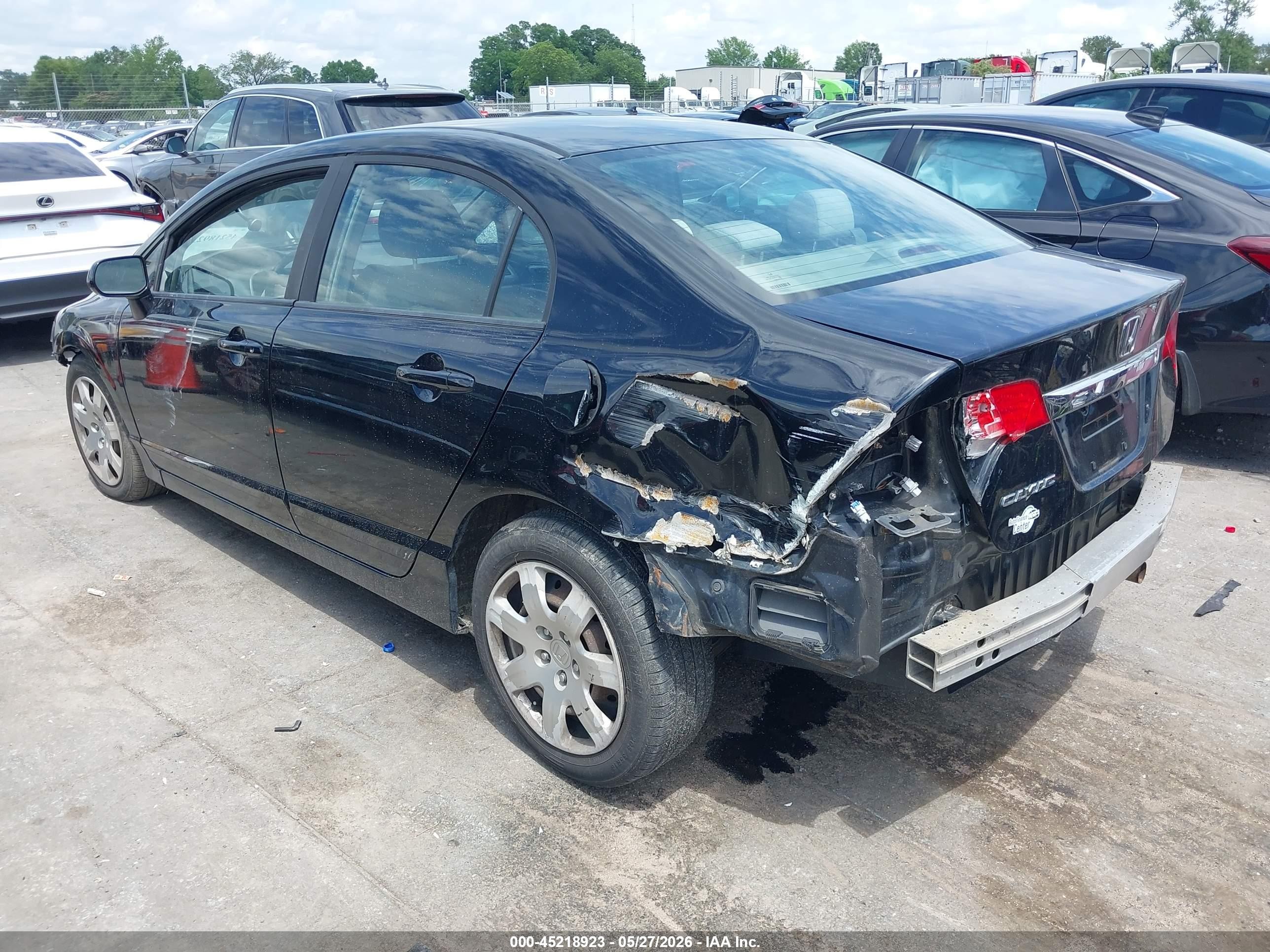 2010 Honda Civic Lx Black vin: 19XFA1F54AE028439
