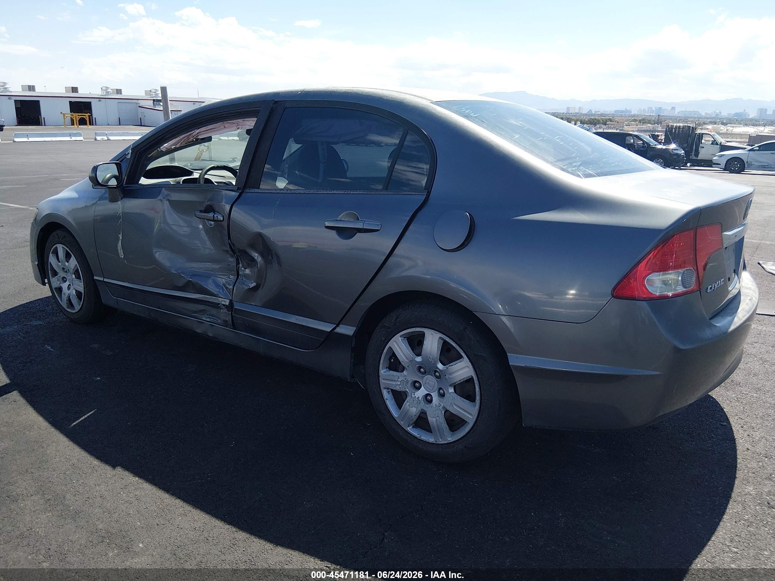 2010 Honda Civic Lx Серый vin: 19XFA1F54AE038100