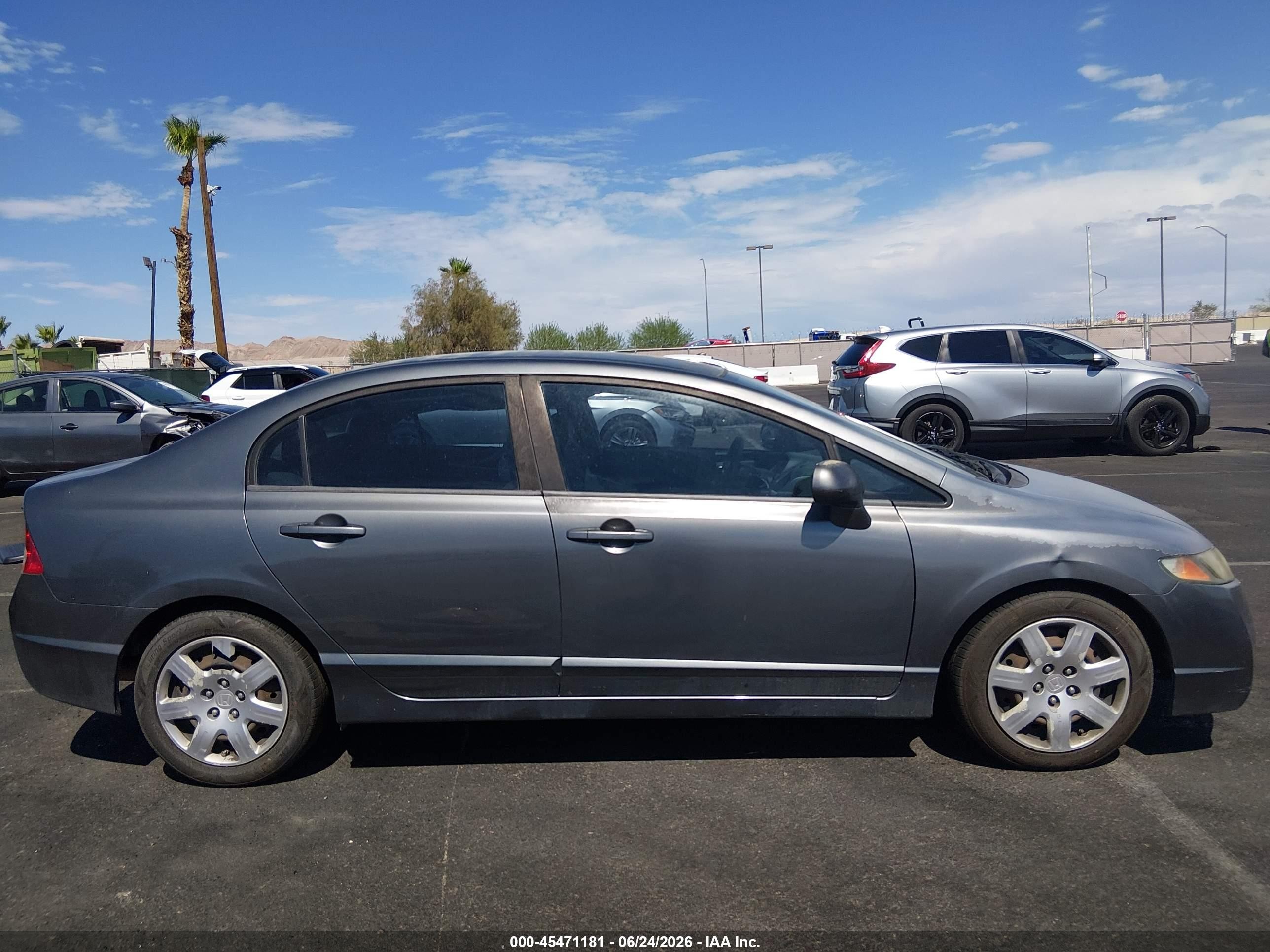 2010 Honda Civic Lx Серый vin: 19XFA1F54AE038100