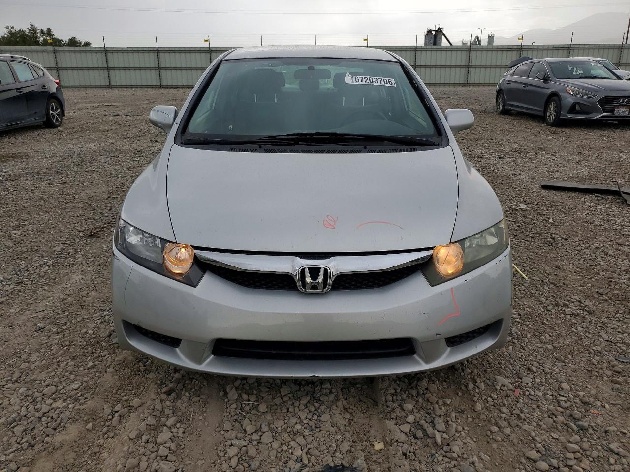 2010 Honda Civic Lx Silver vin: 19XFA1F54AE045046