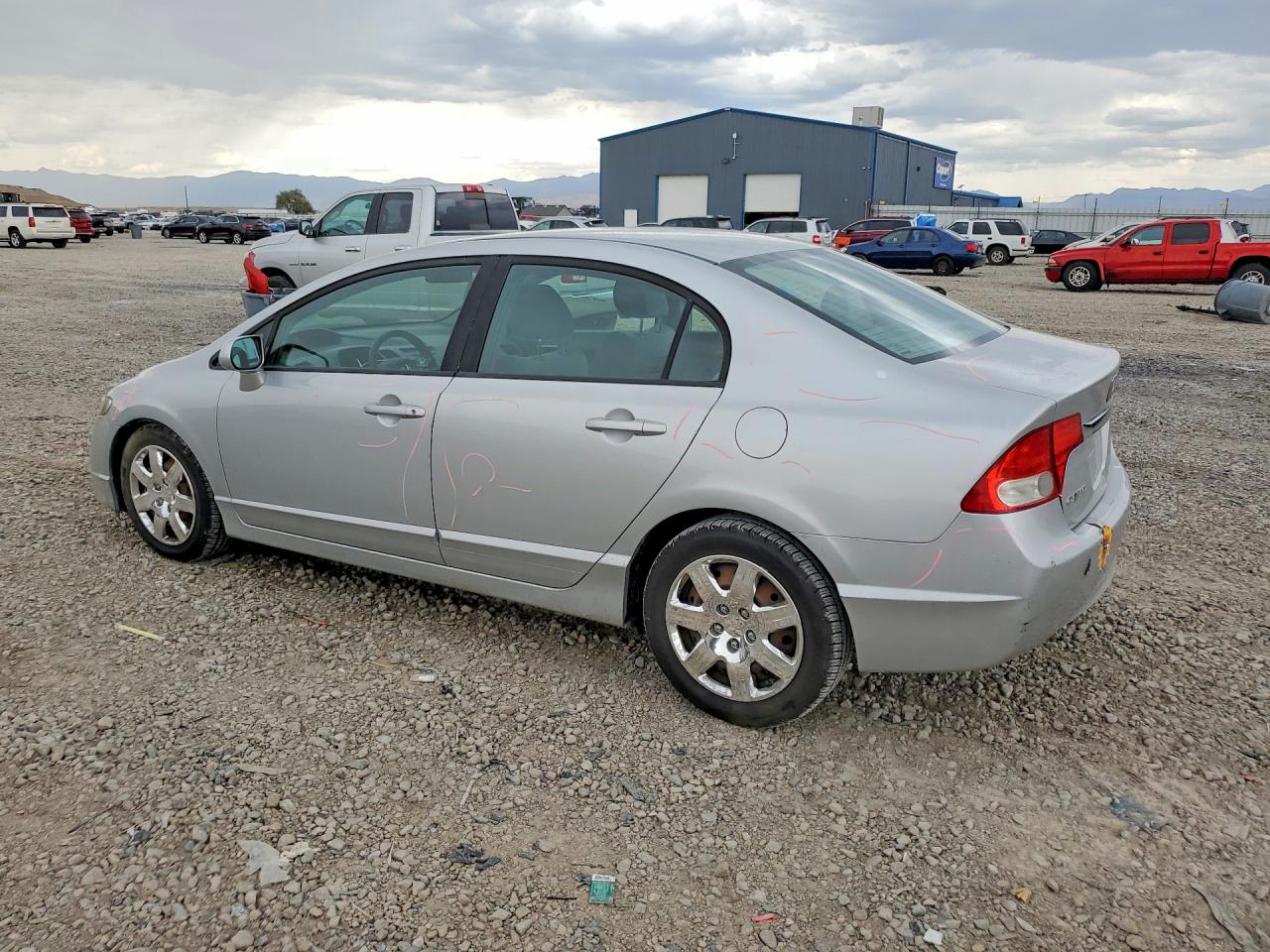 2010 Honda Civic Lx Silver vin: 19XFA1F54AE045046