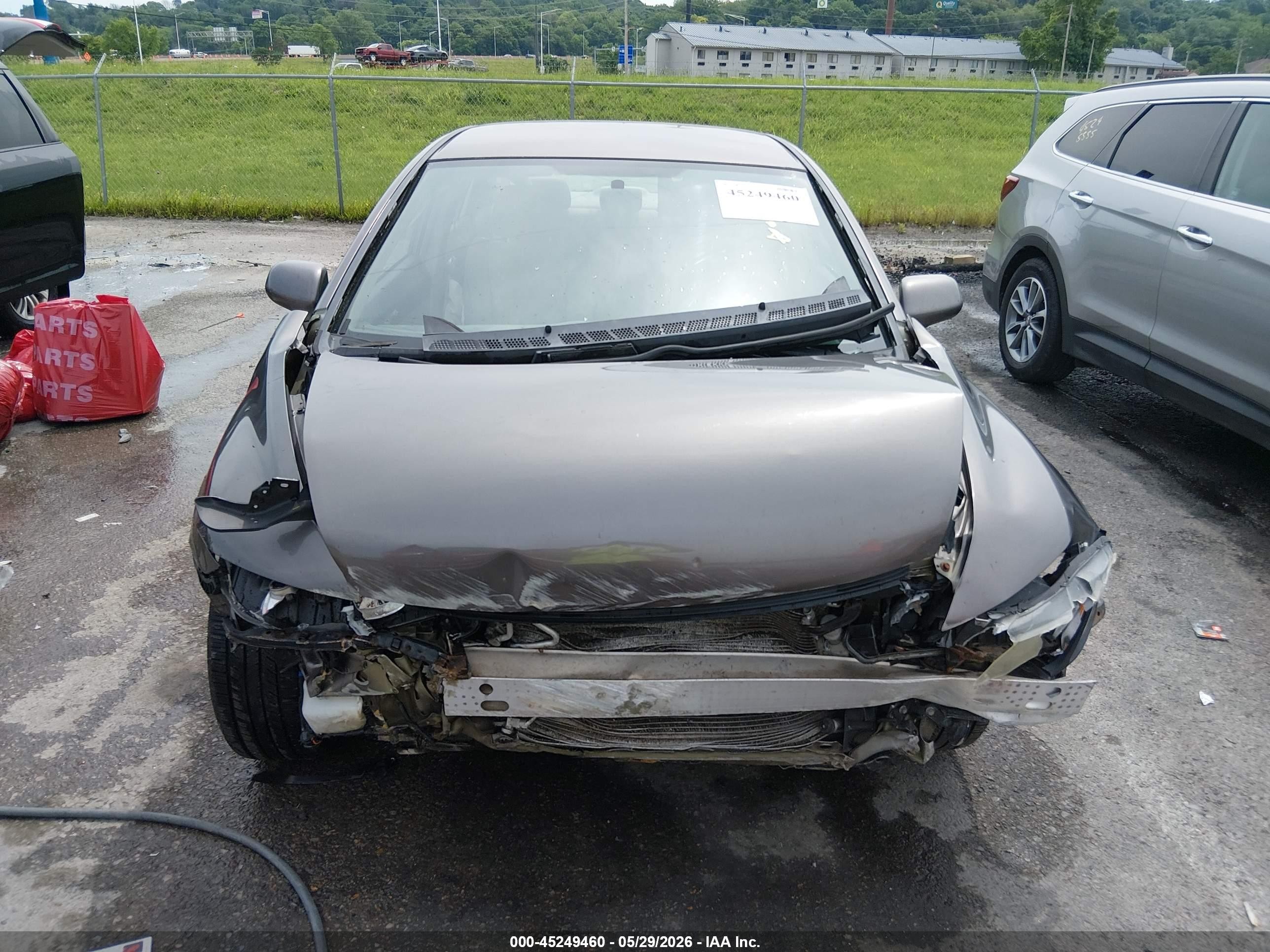 2010 Honda Civic Lx Gray vin: 19XFA1F54AE071775