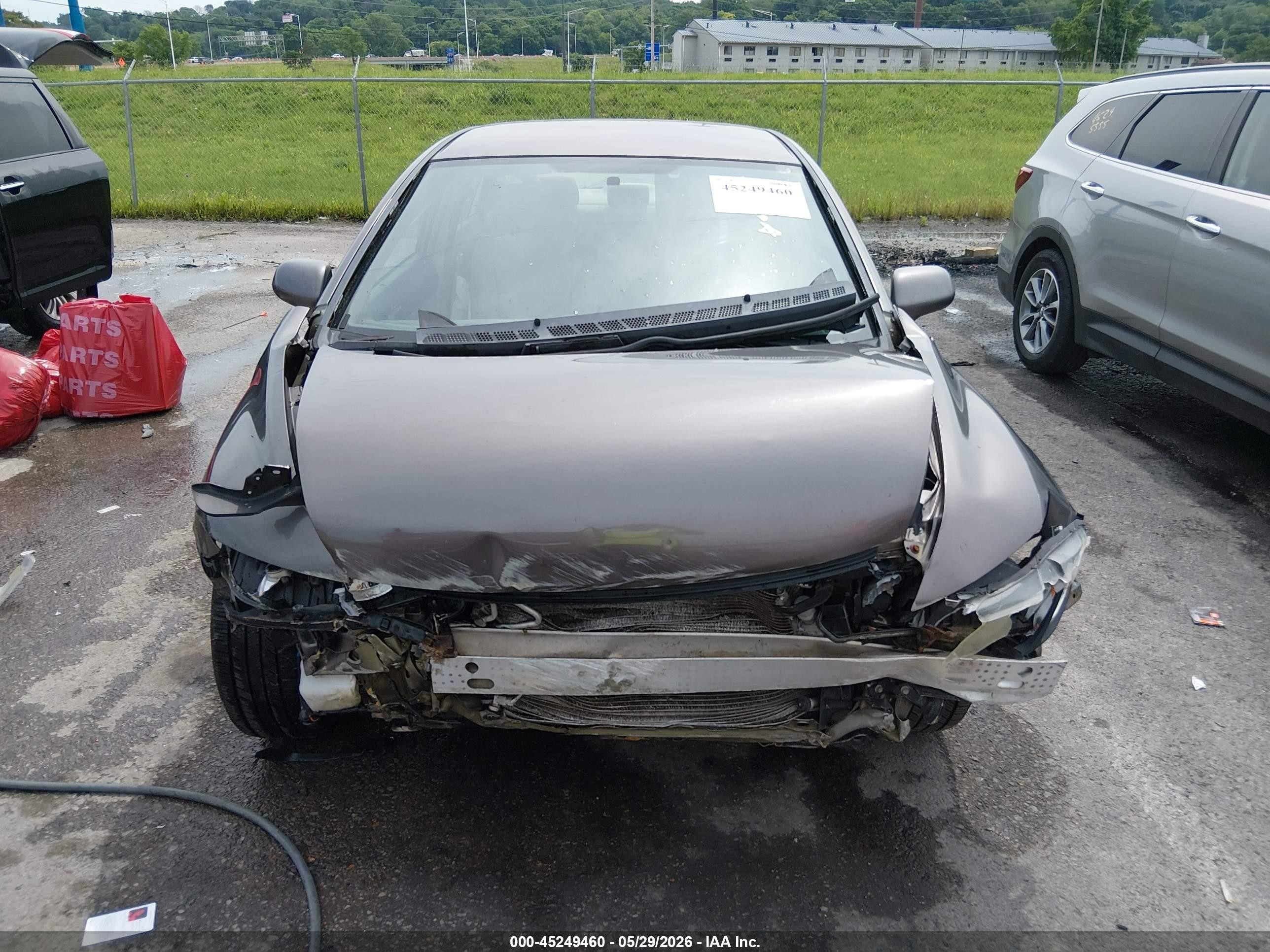 2010 Honda Civic Lx Gray vin: 19XFA1F54AE071775