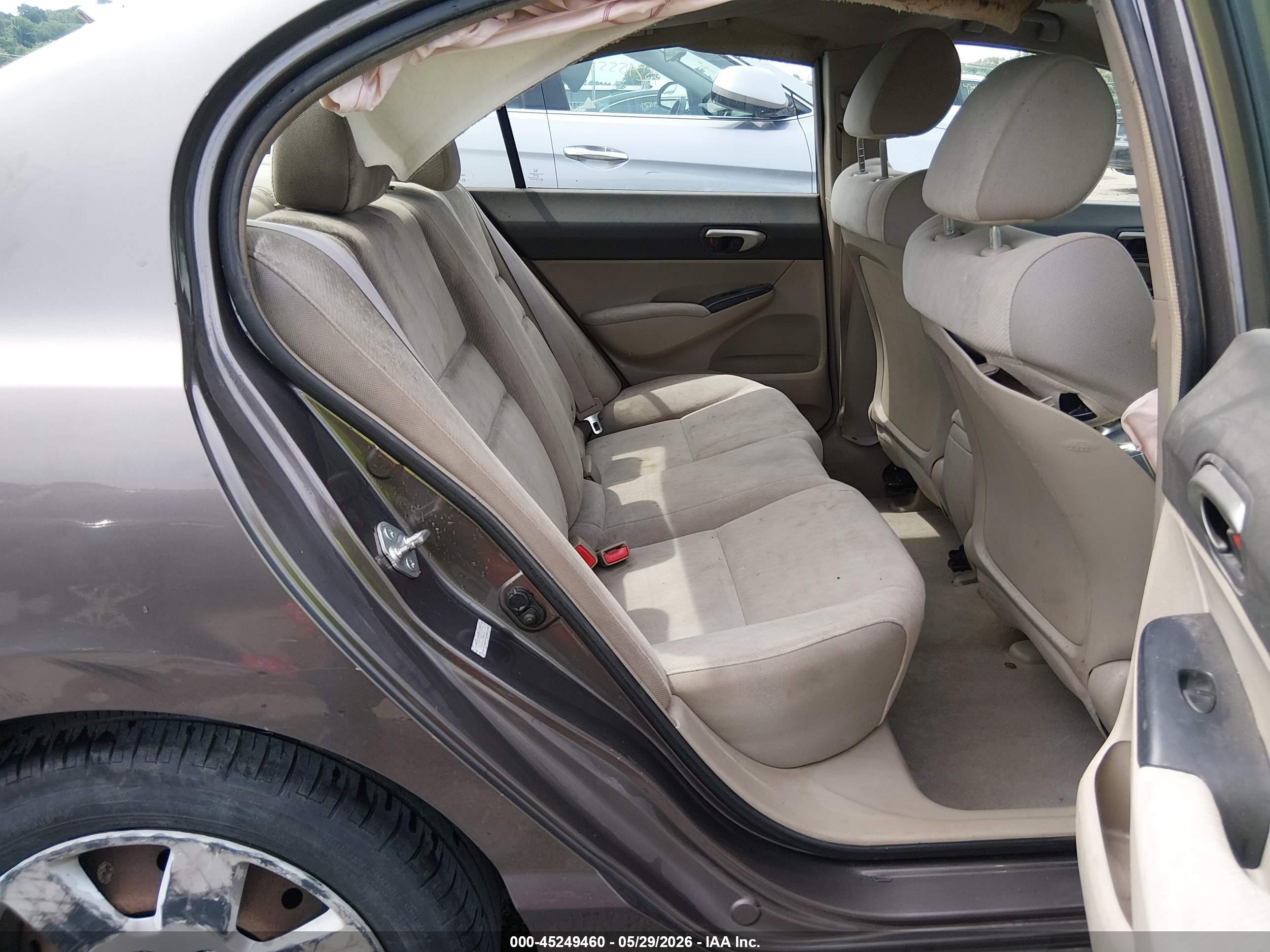 2010 Honda Civic Lx Gray vin: 19XFA1F54AE071775