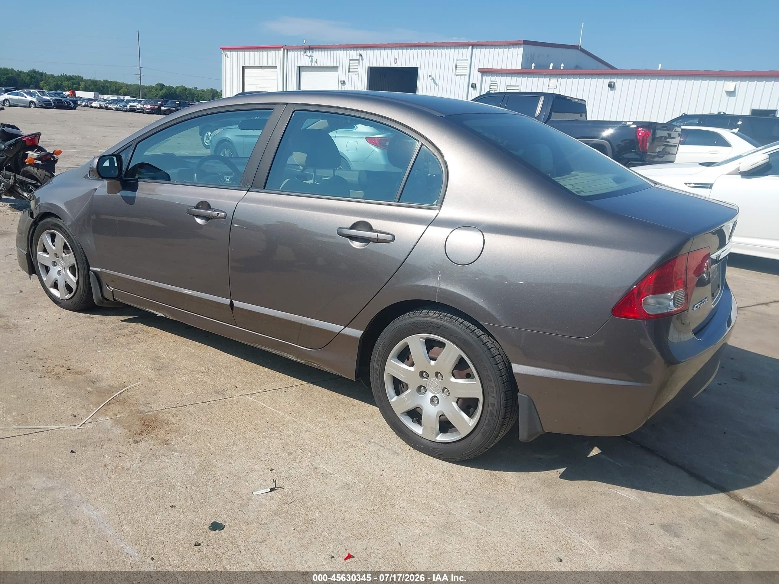 2010 Honda Civic Lx Brown vin: 19XFA1F54AE072506