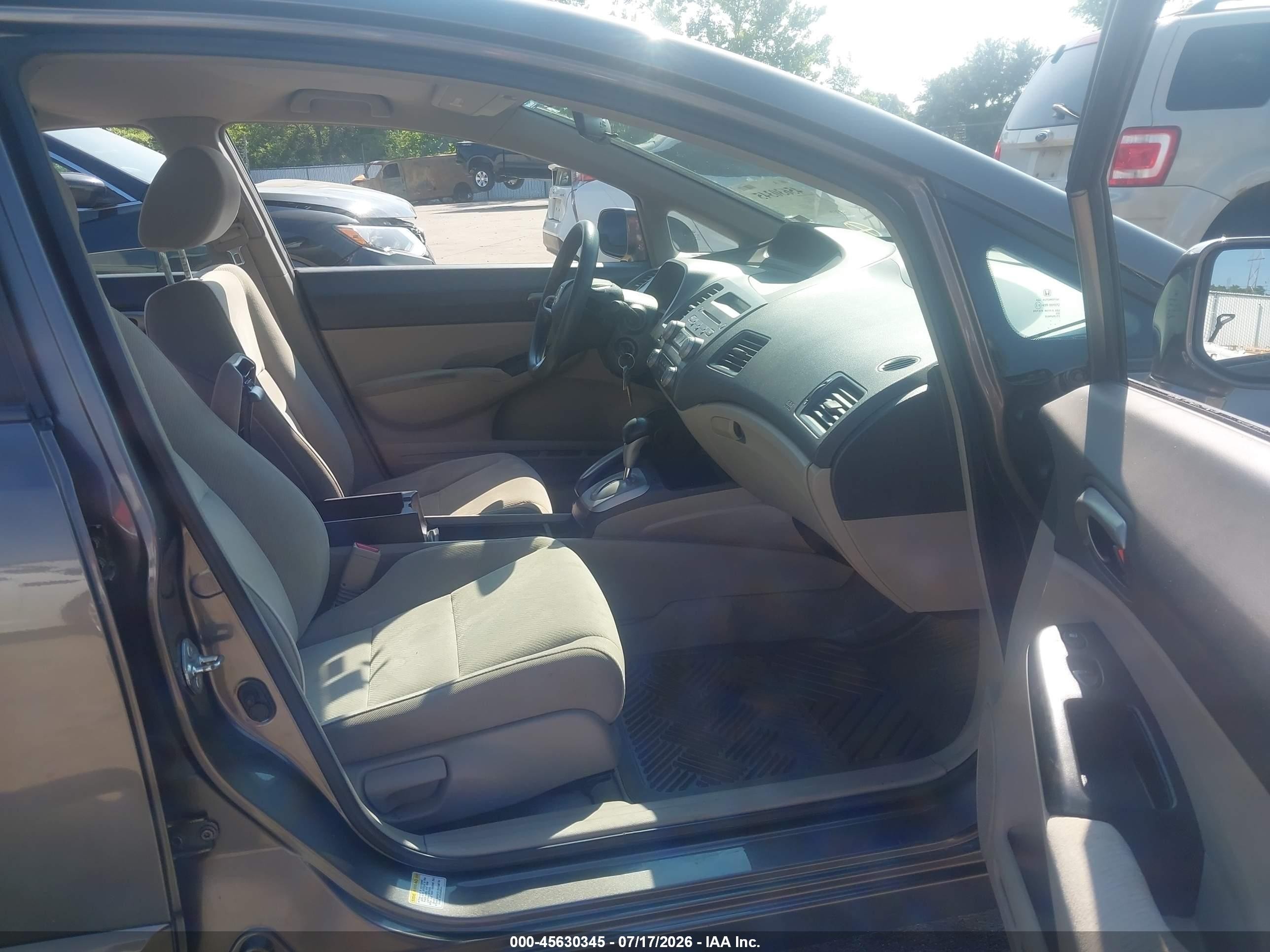 2010 Honda Civic Lx Brown vin: 19XFA1F54AE072506