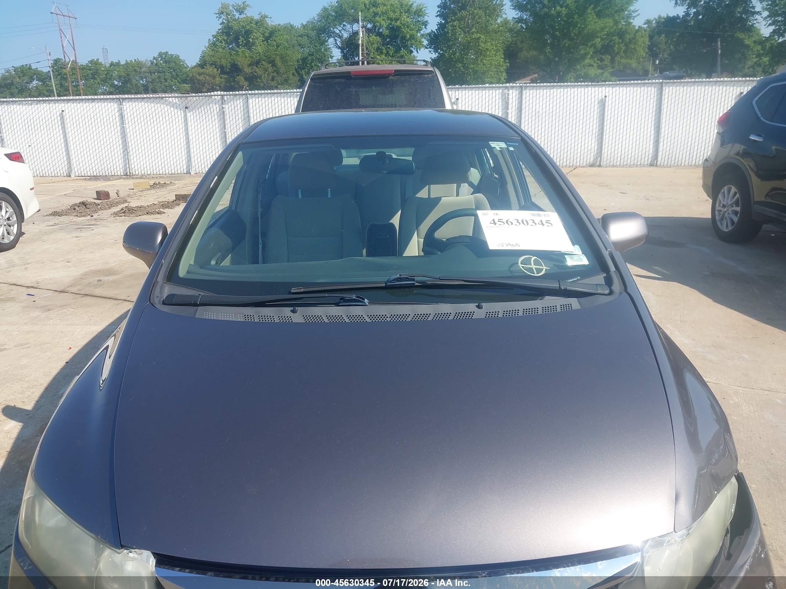 2010 Honda Civic Lx Brown vin: 19XFA1F54AE072506