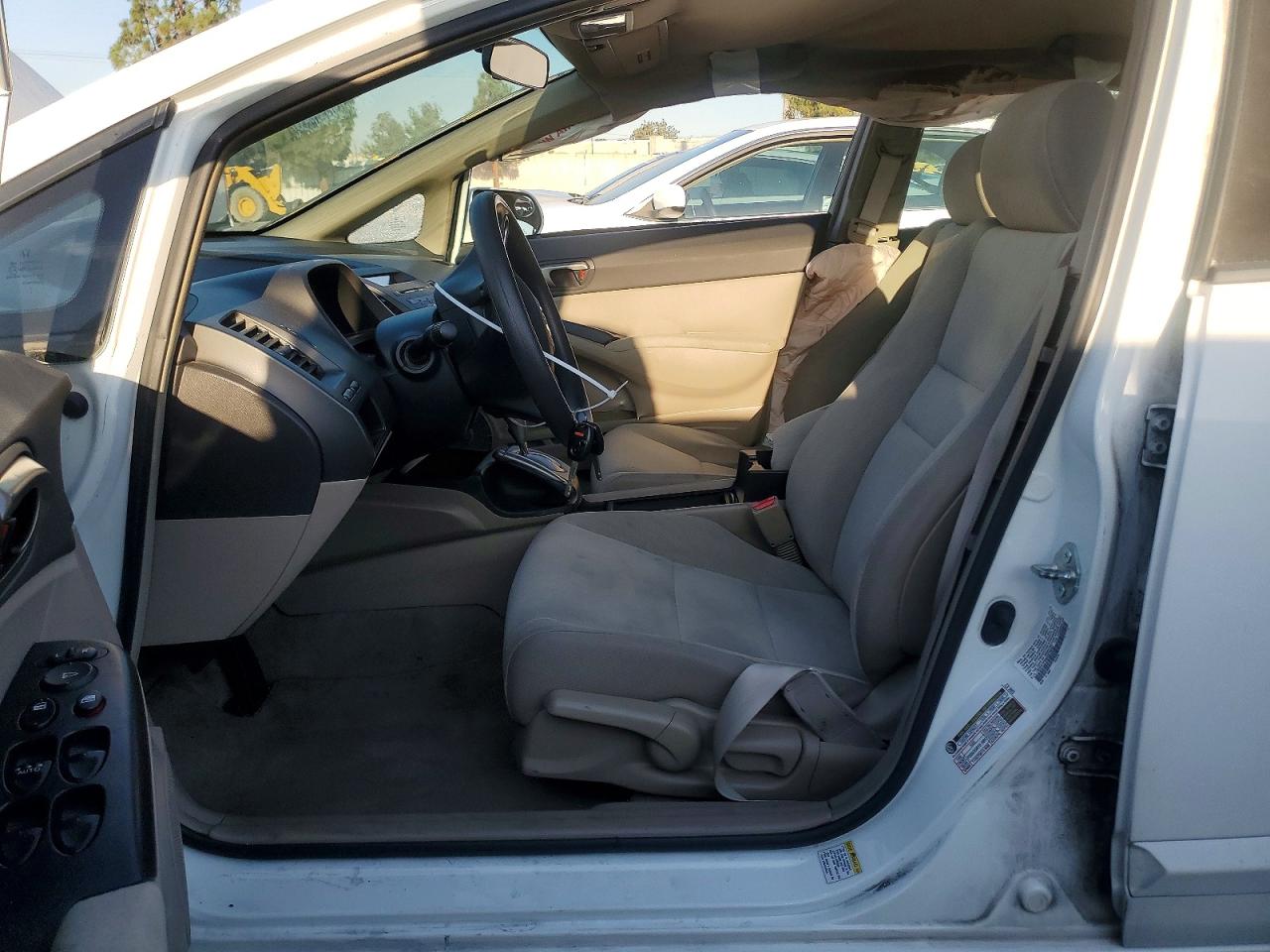 2010 Honda Civic Lx White vin: 19XFA1F54AE079293