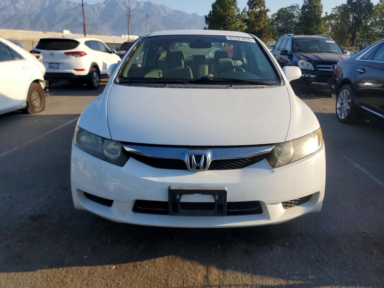 2010 Honda Civic Lx White vin: 19XFA1F54AE079293