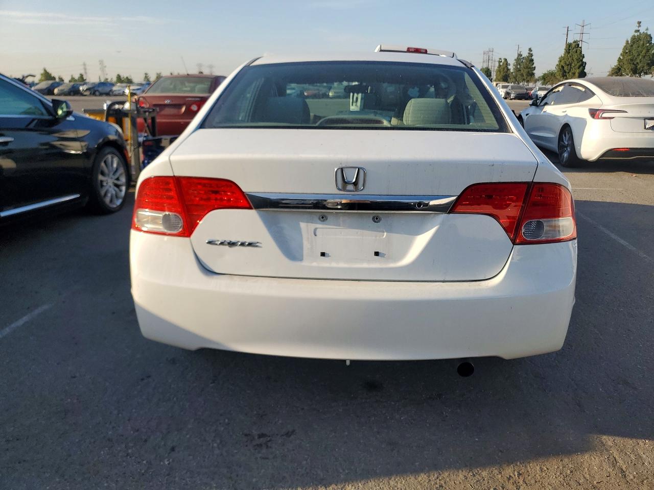 2010 Honda Civic Lx White vin: 19XFA1F54AE079293