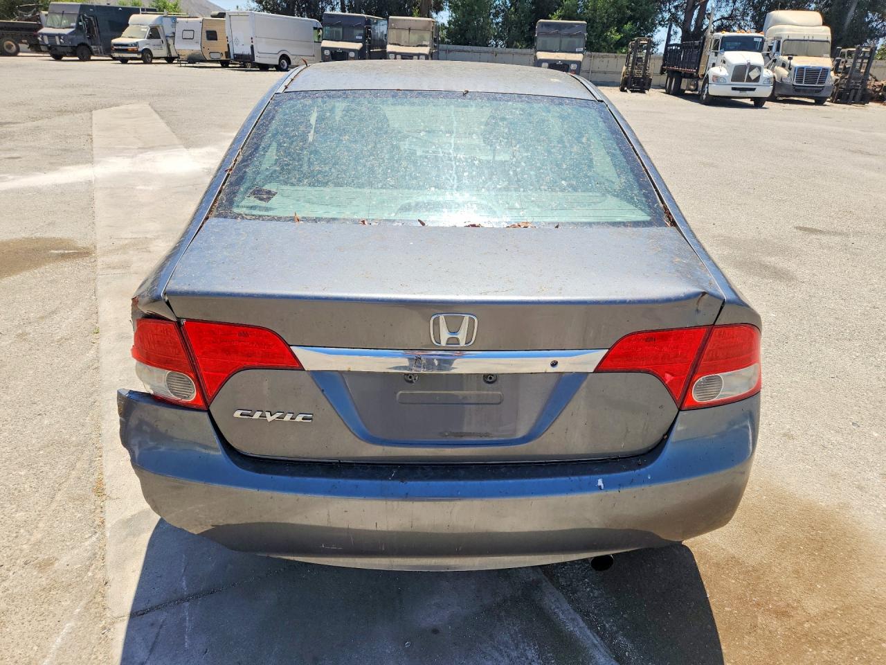 2010 Honda Civic Lx Gray vin: 19XFA1F54AE079827
