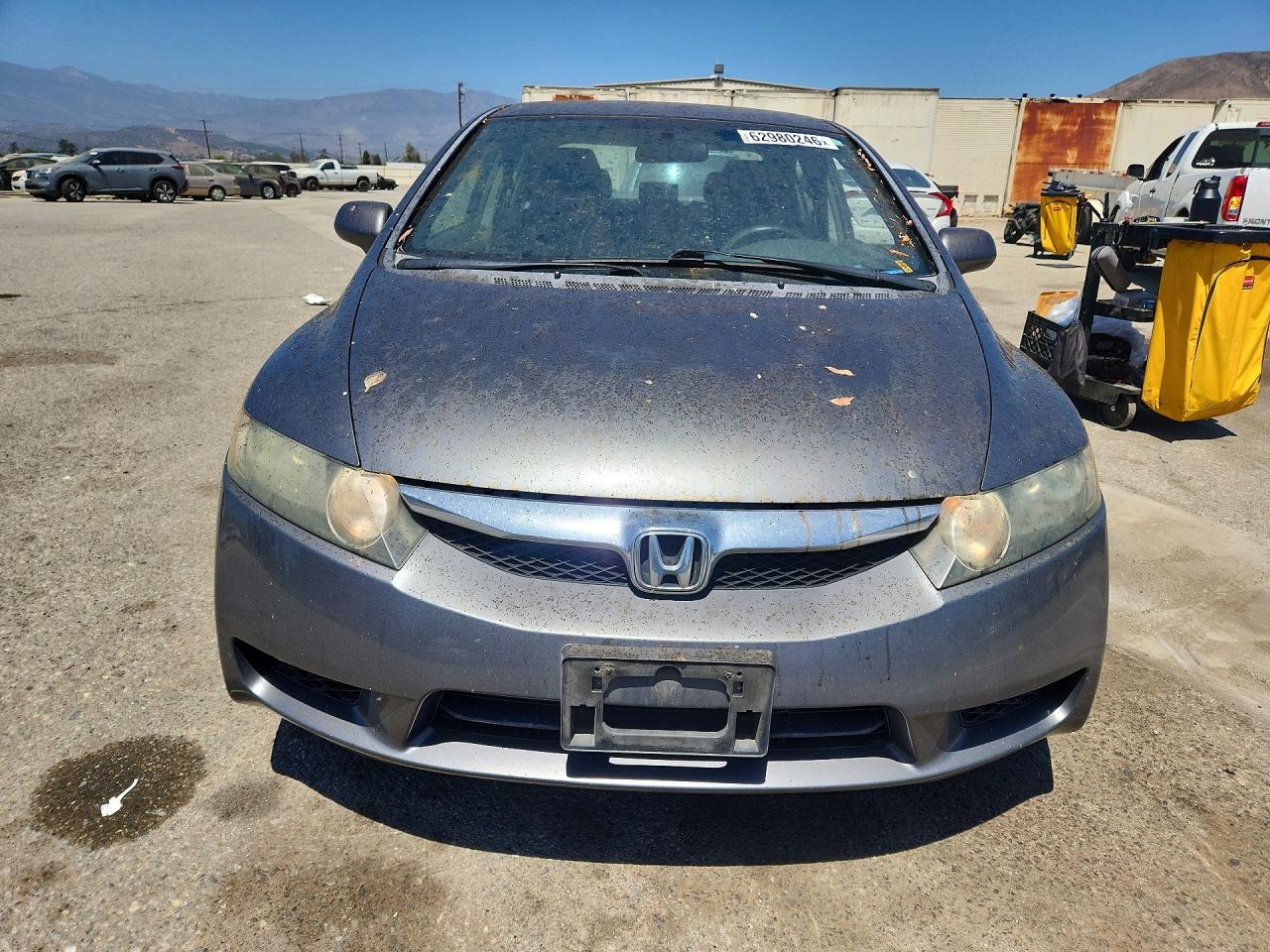 2010 Honda Civic Lx Gray vin: 19XFA1F54AE079827