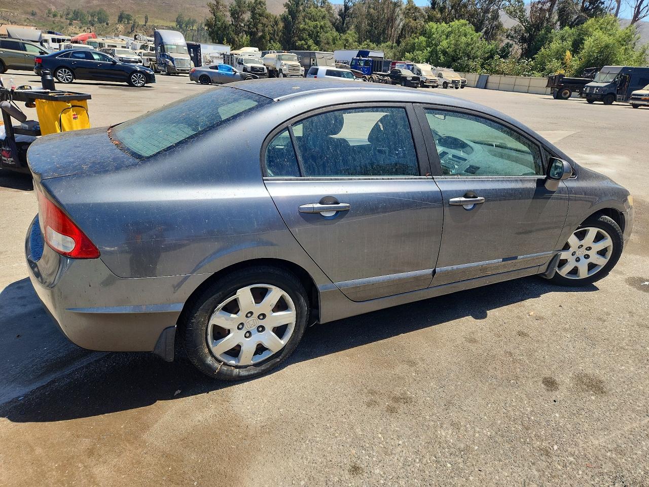 2010 Honda Civic Lx Gray vin: 19XFA1F54AE079827