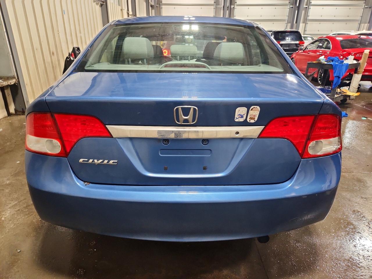 2011 Honda Civic Lx Blue vin: 19XFA1F54BE011089