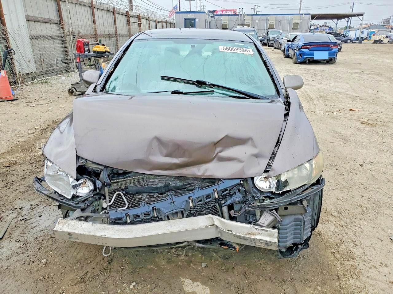 2011 Honda Civic Lx Коричневый vin: 19XFA1F54BE013067