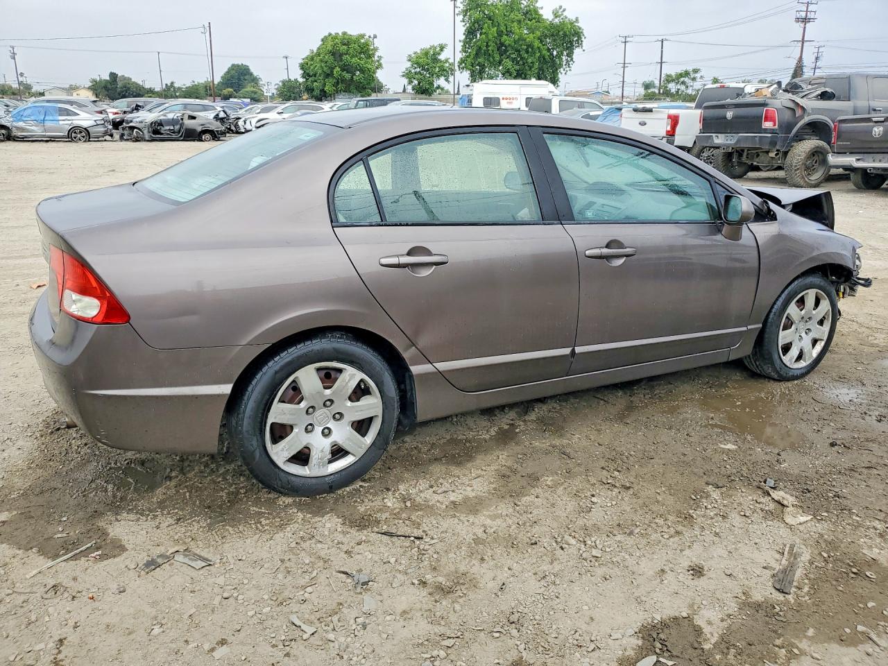 2011 Honda Civic Lx Коричневый vin: 19XFA1F54BE013067