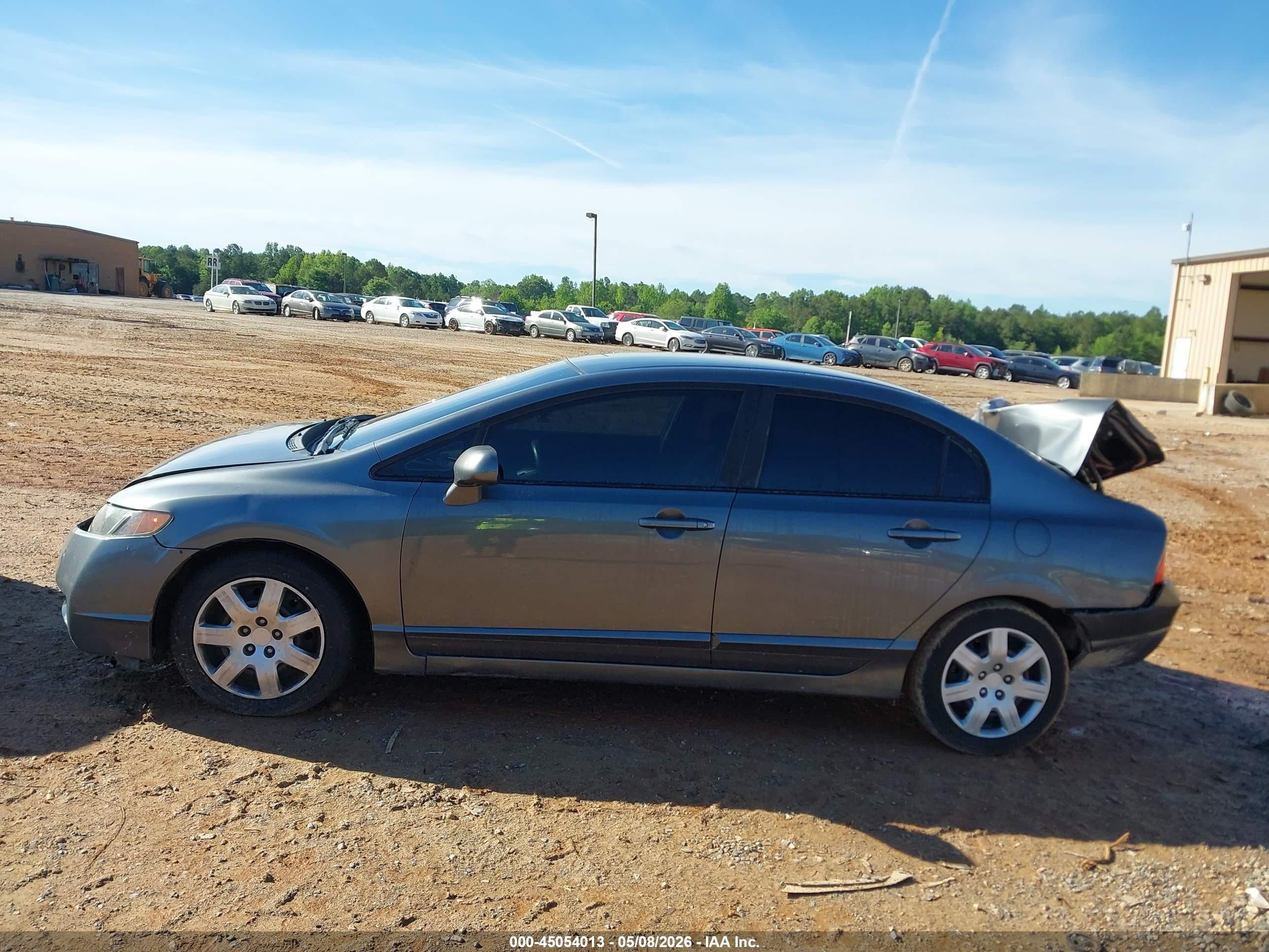 2011 Honda Civic Lx Gray vin: 19XFA1F54BE027972