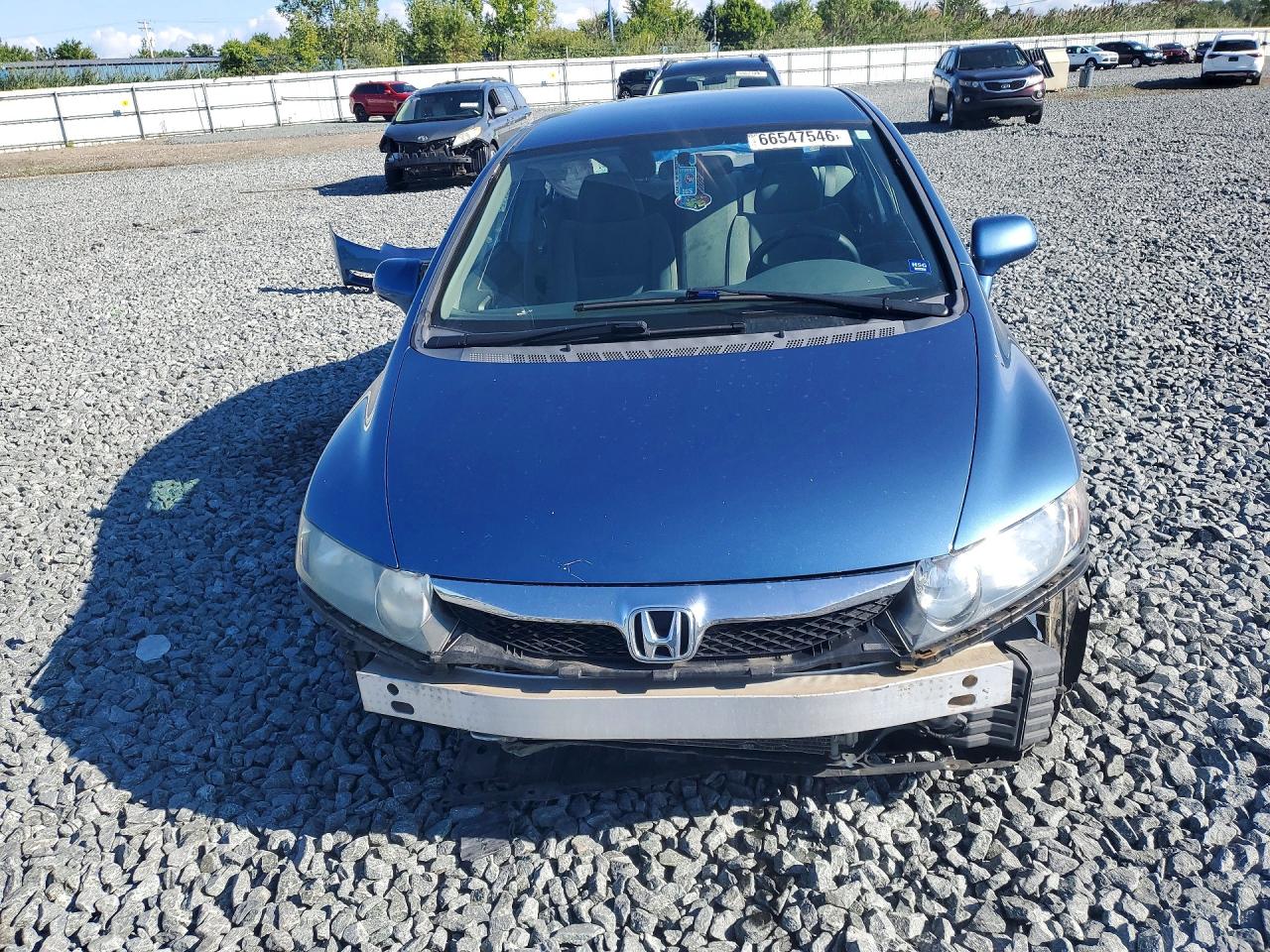 2011 Honda Civic Lx Blue vin: 19XFA1F54BE033707
