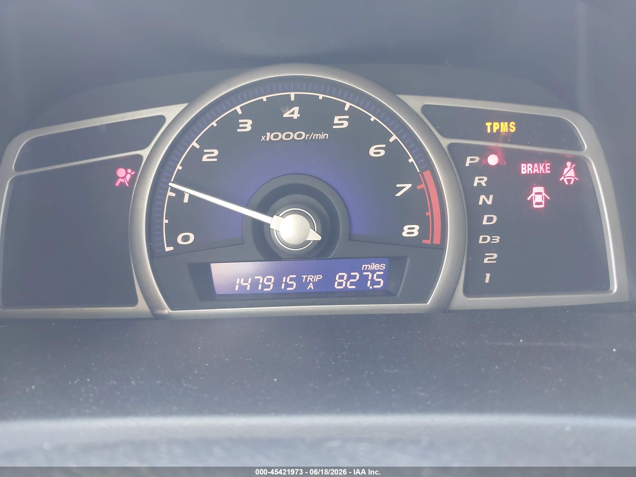 2011 Honda Civic Lx Blue vin: 19XFA1F54BE038471
