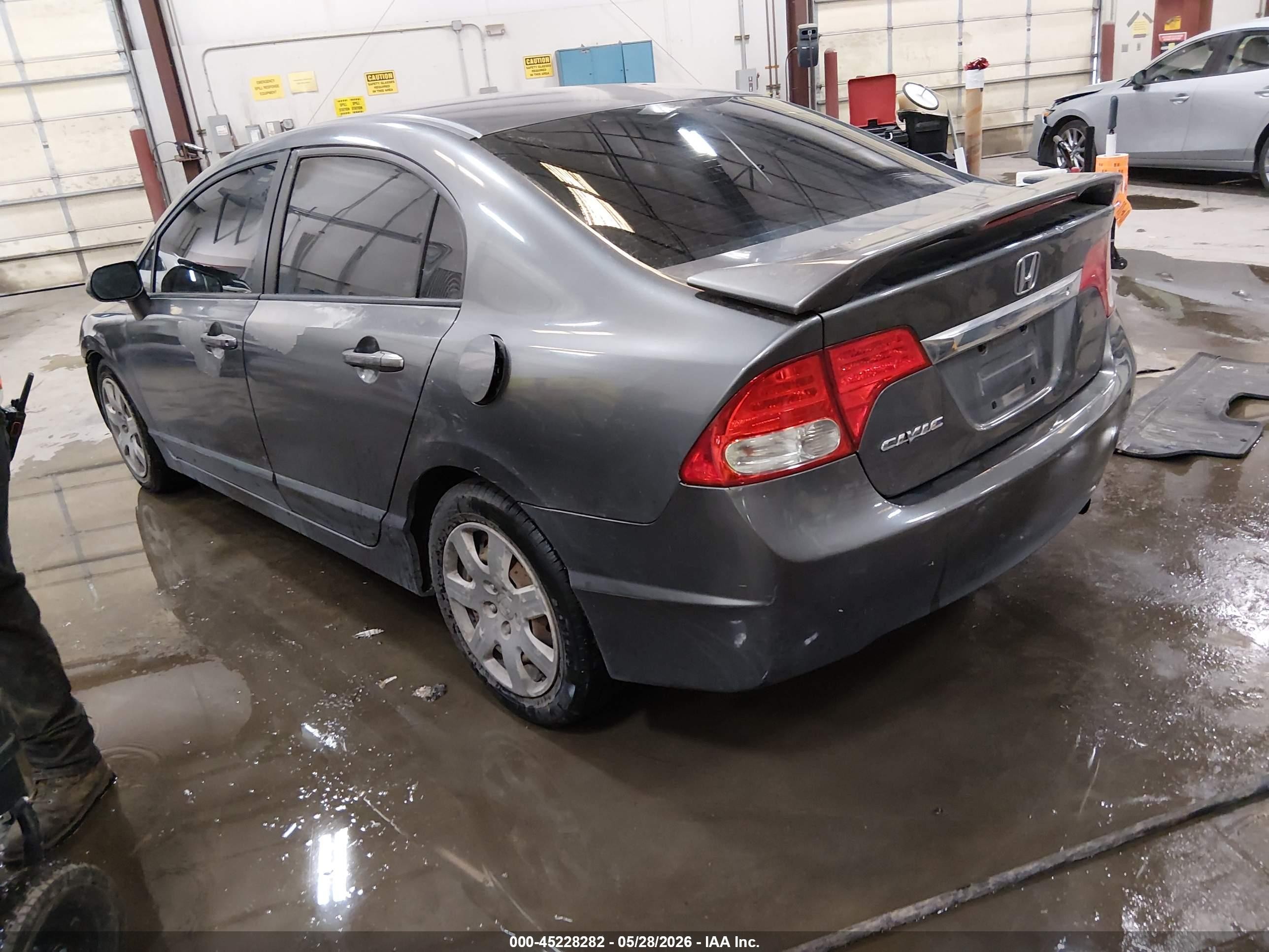 2011 Honda Civic Lx Gray vin: 19XFA1F54BE049812