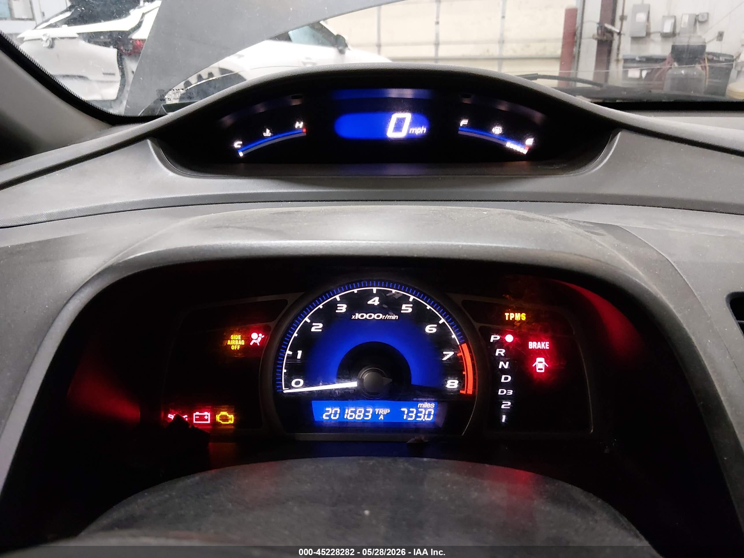 2011 Honda Civic Lx Gray vin: 19XFA1F54BE049812