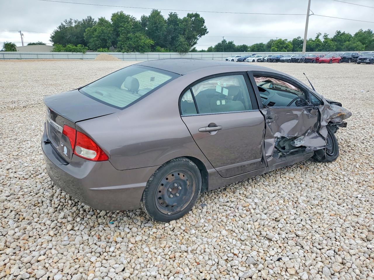 2010 Honda Civic Lx Gray vin: 19XFA1F55AE001282