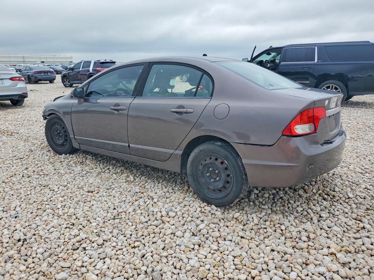 2010 Honda Civic Lx Gray vin: 19XFA1F55AE001282