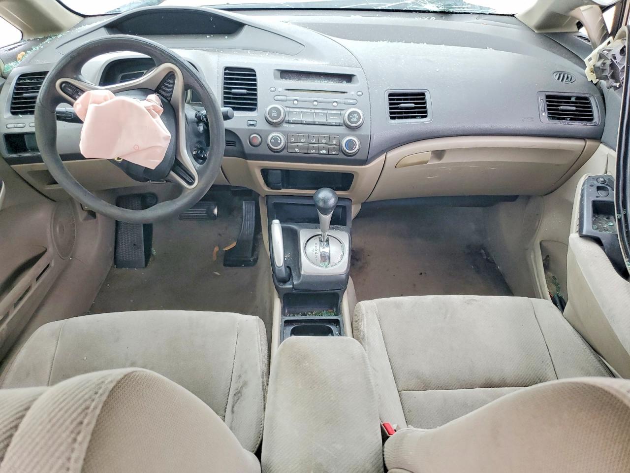 2010 Honda Civic Lx Gray vin: 19XFA1F55AE001282
