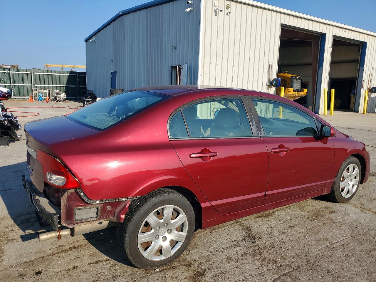 2010 Honda Civic Lx Maroon vin: 19XFA1F55AE002979