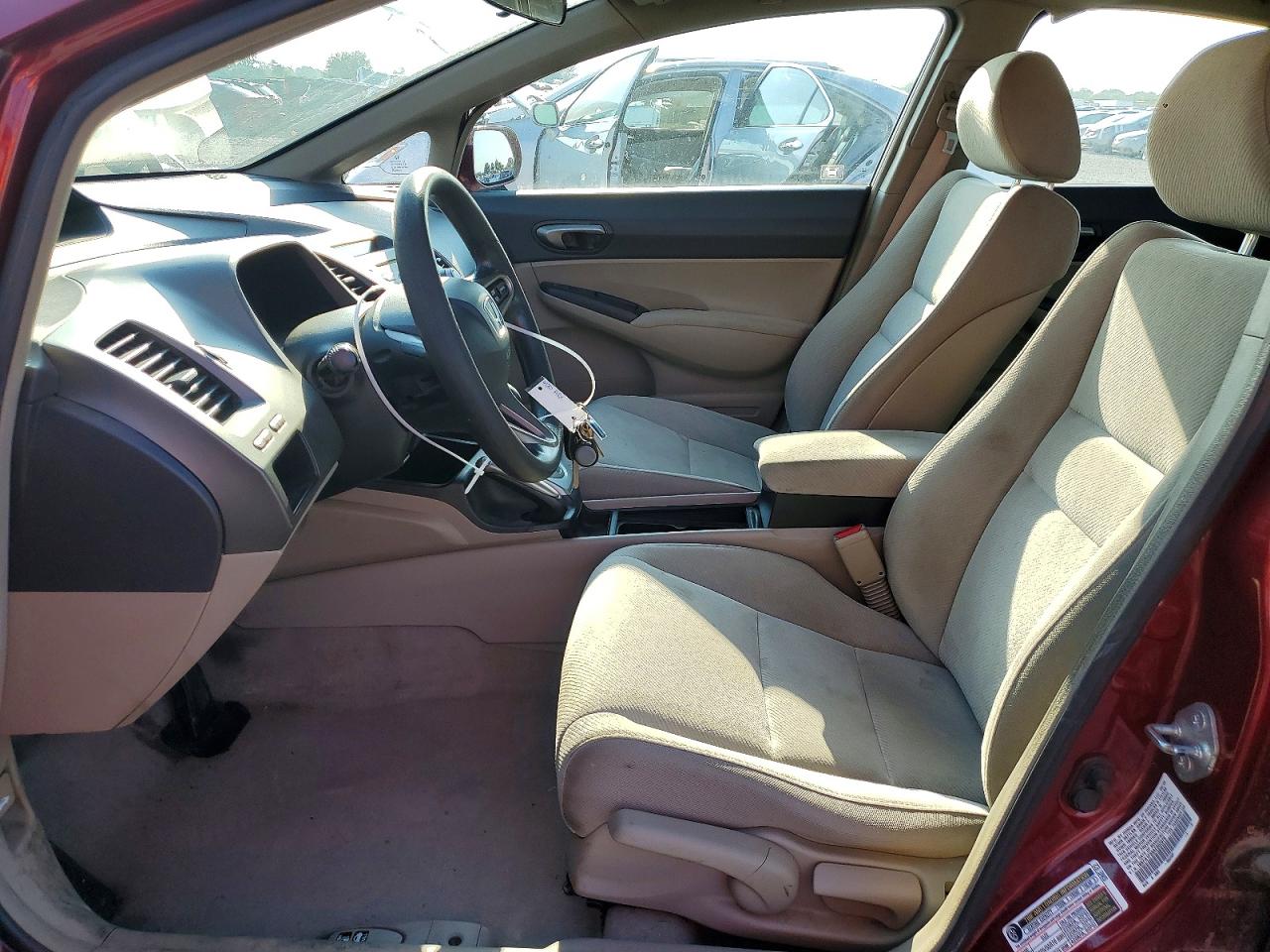 2010 Honda Civic Lx Maroon vin: 19XFA1F55AE002979