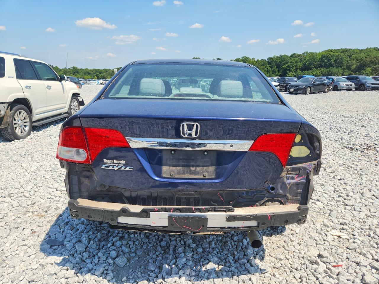 2010 Honda Civic Lx Blue vin: 19XFA1F55AE026568