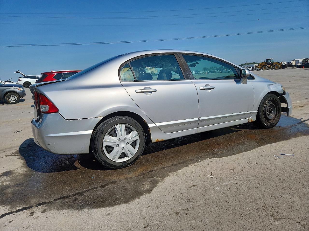 2010 Honda Civic Lx Silver vin: 19XFA1F55AE049641