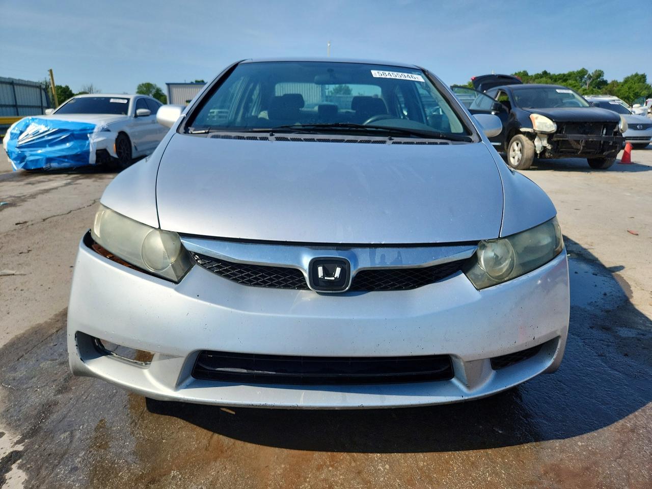 2010 Honda Civic Lx Silver vin: 19XFA1F55AE049641