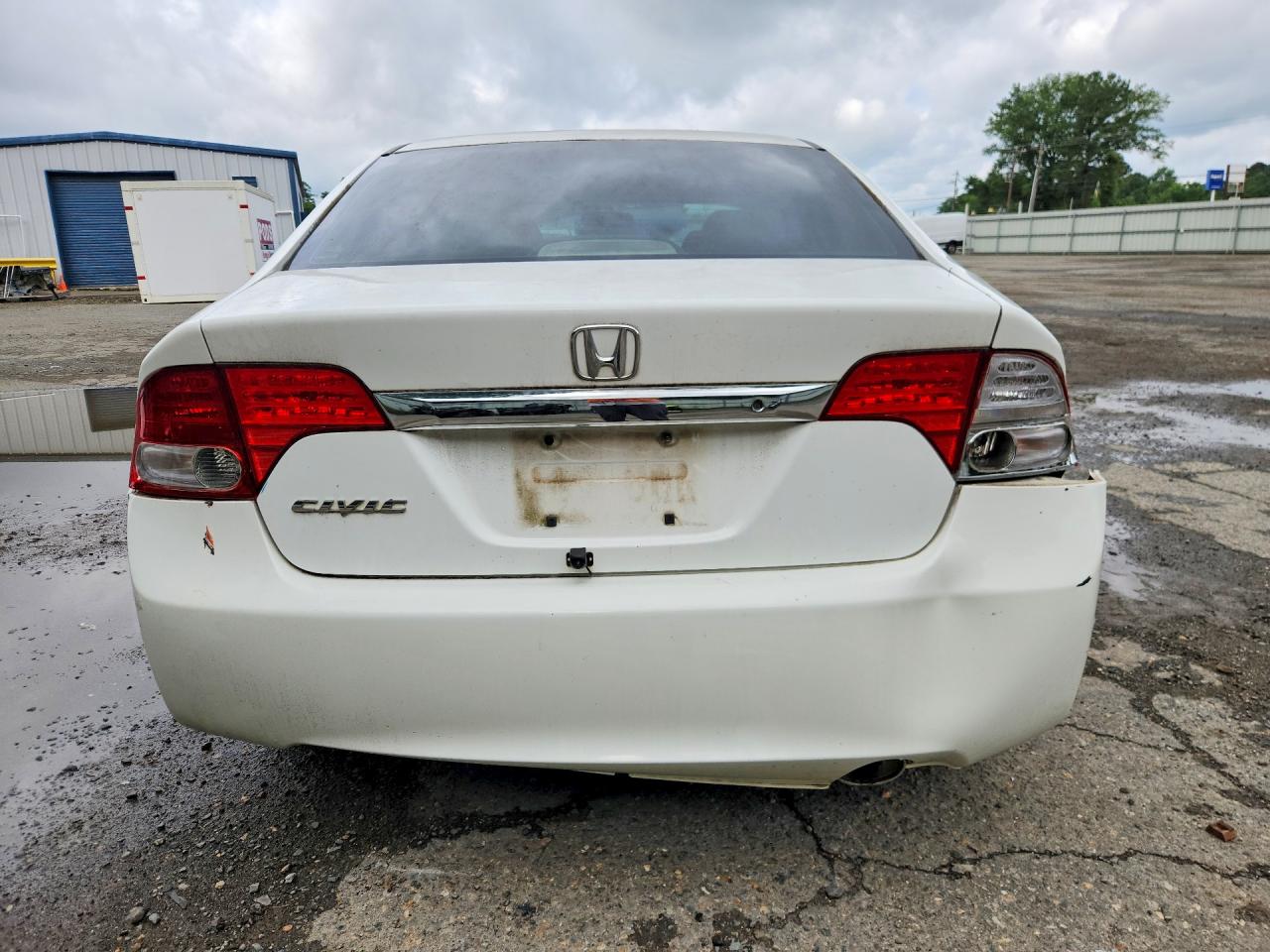 2010 Honda Civic Lx White vin: 19XFA1F55AE050272