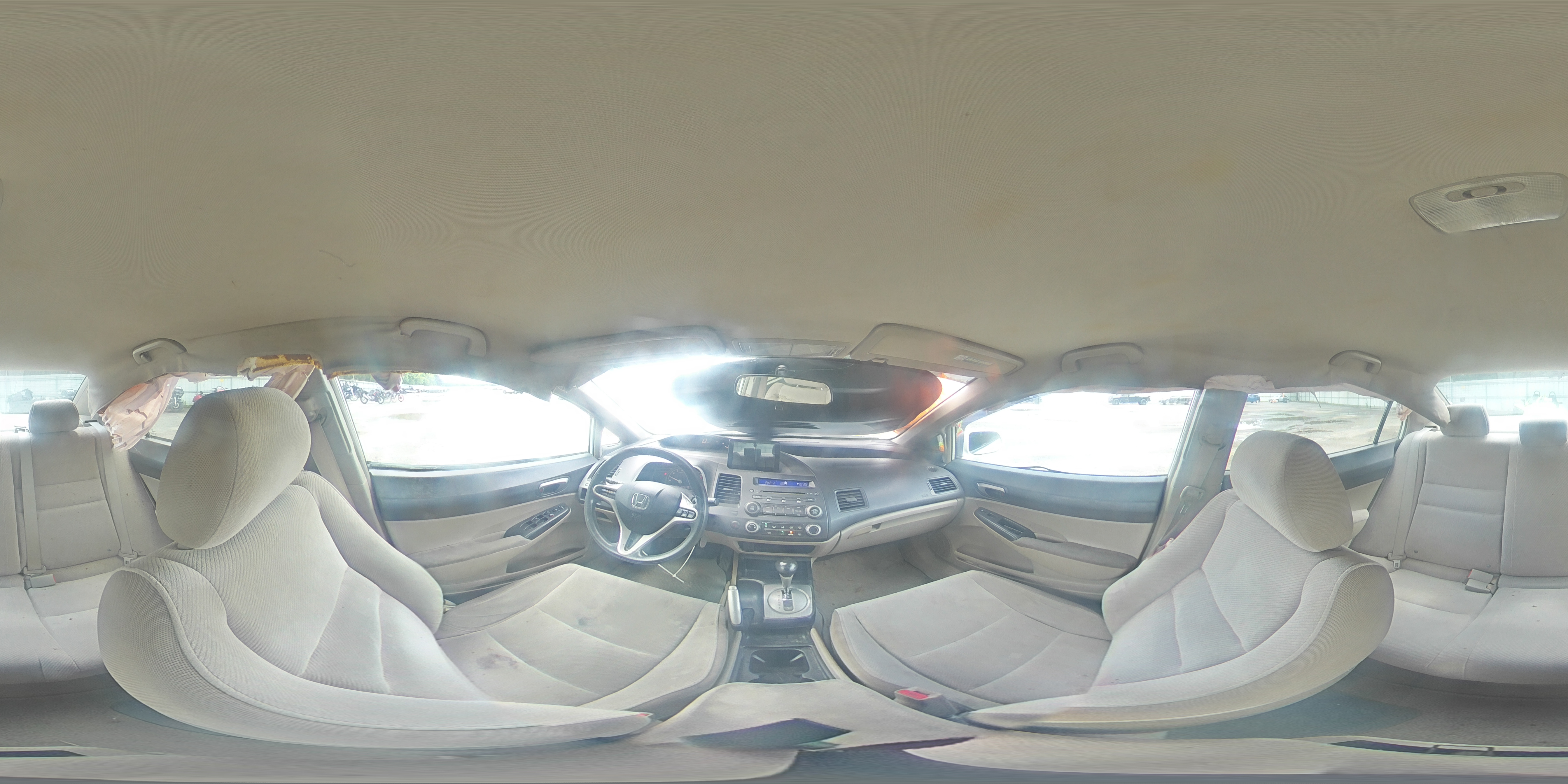 2010 Honda Civic Lx White vin: 19XFA1F55AE050272