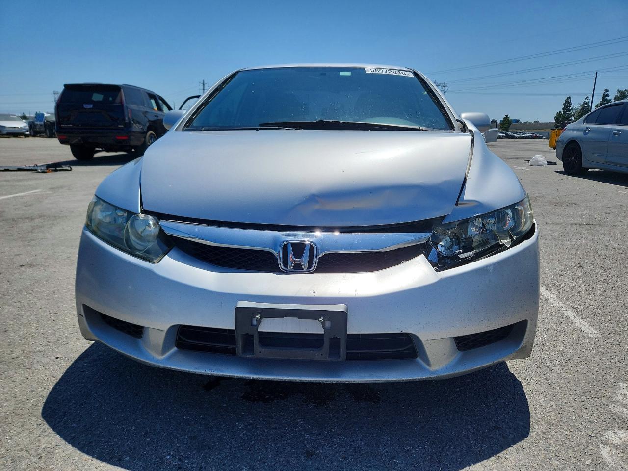 2010 Honda Civic Lx Silver vin: 19XFA1F55AE057027