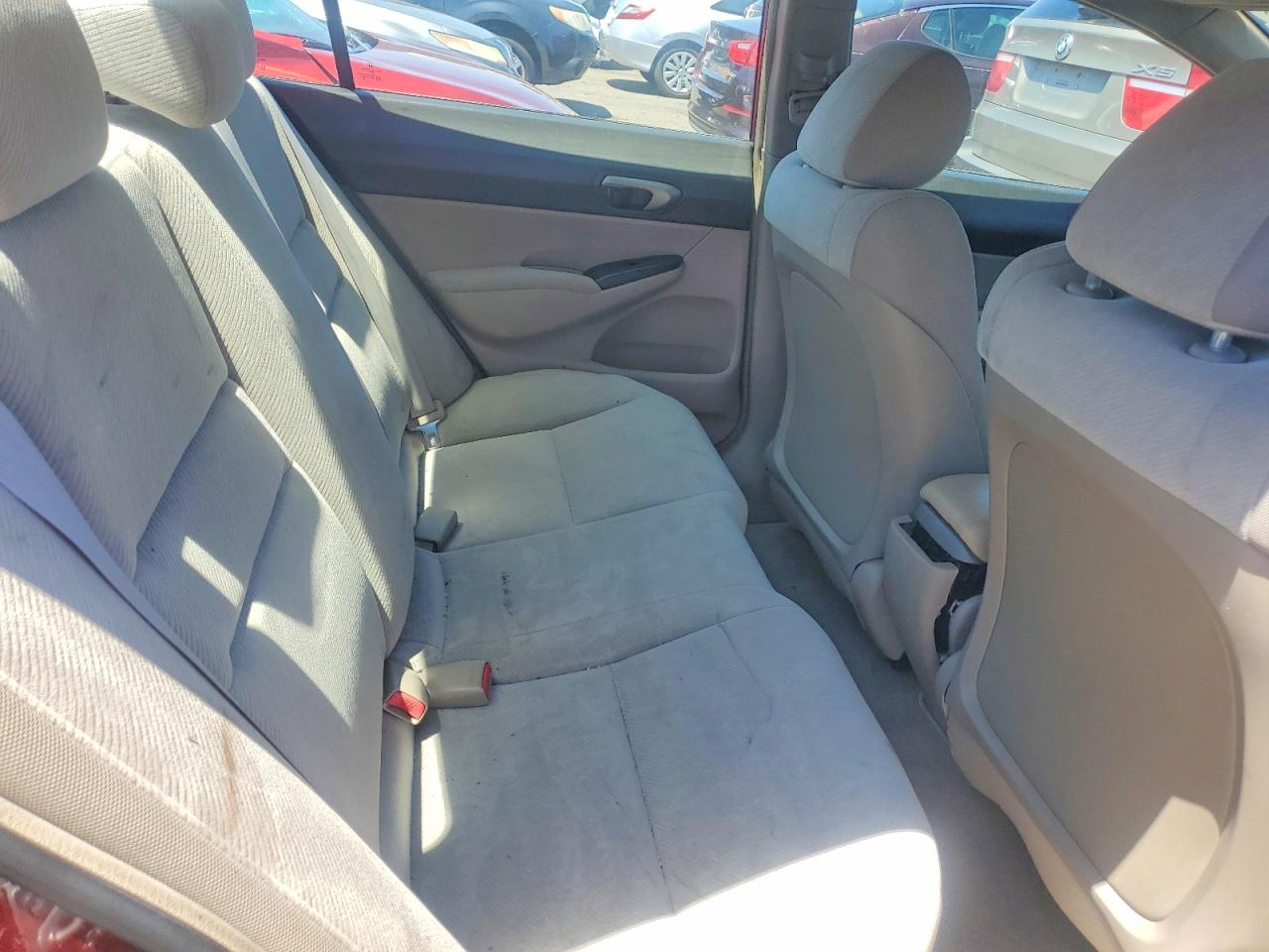 2011 Honda Civic Lx Red vin: 19XFA1F55BE005205