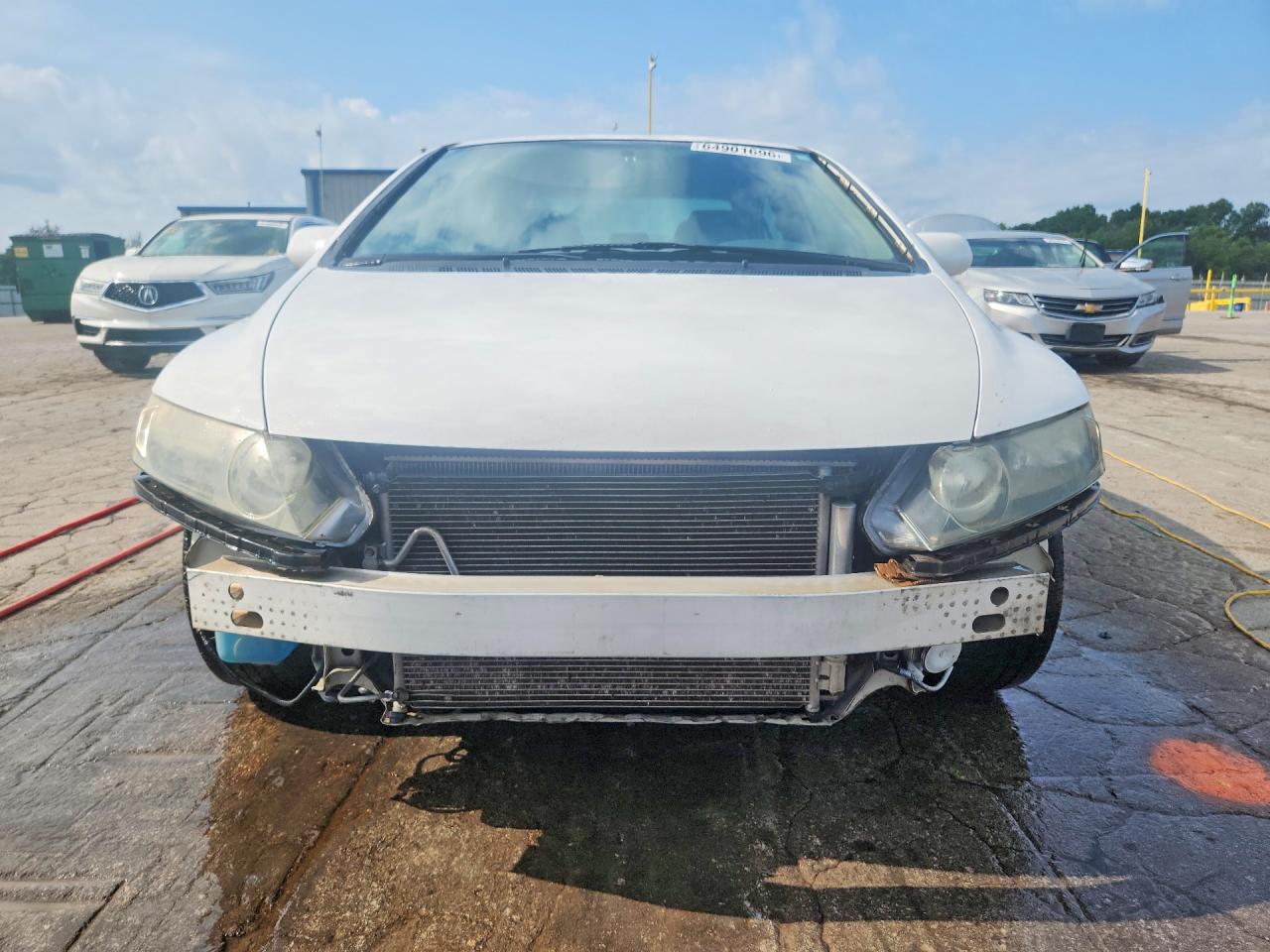2011 Honda Civic Lx White vin: 19XFA1F55BE006712