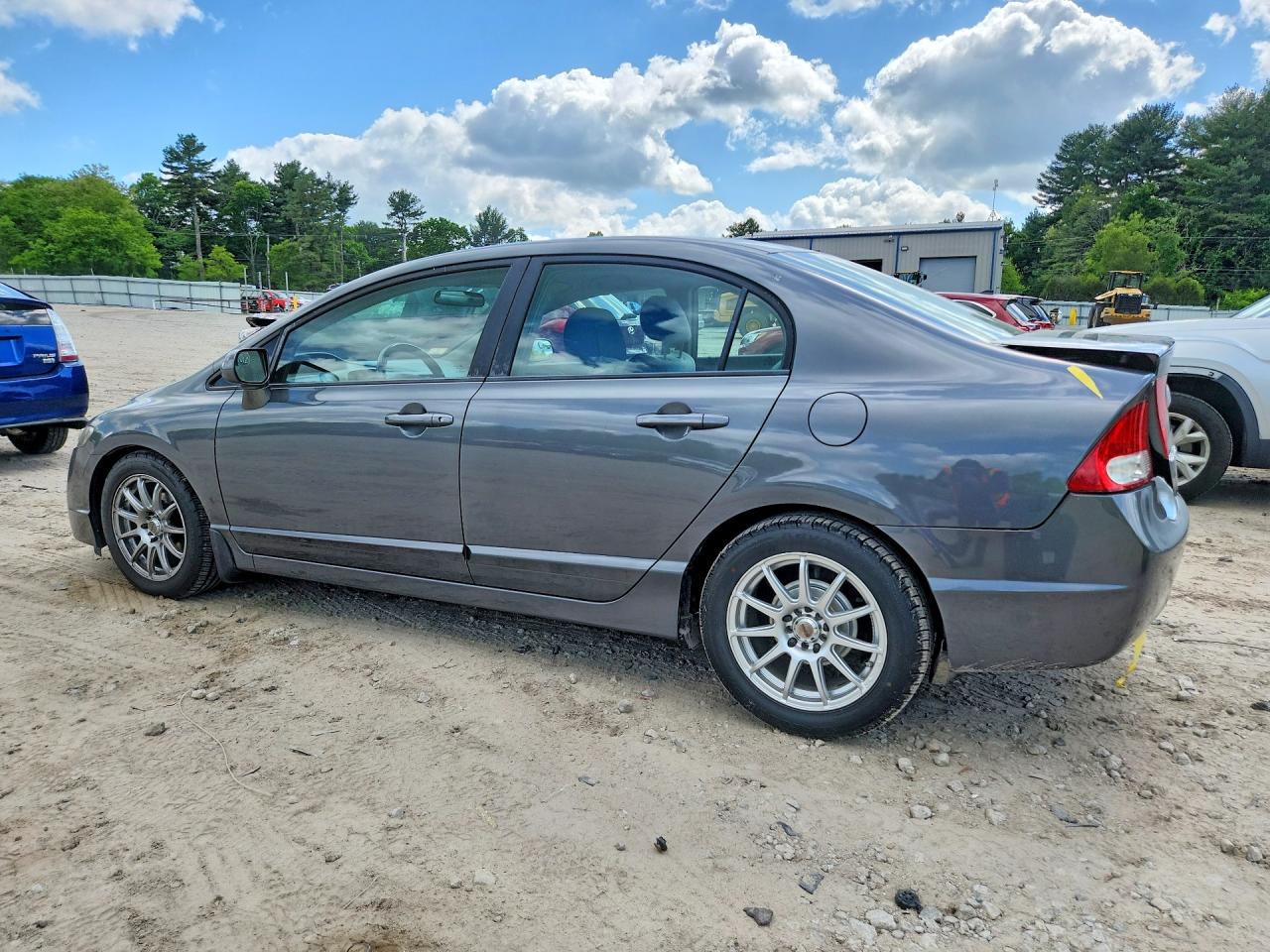 2011 Honda Civic Lx Gray vin: 19XFA1F55BE017113