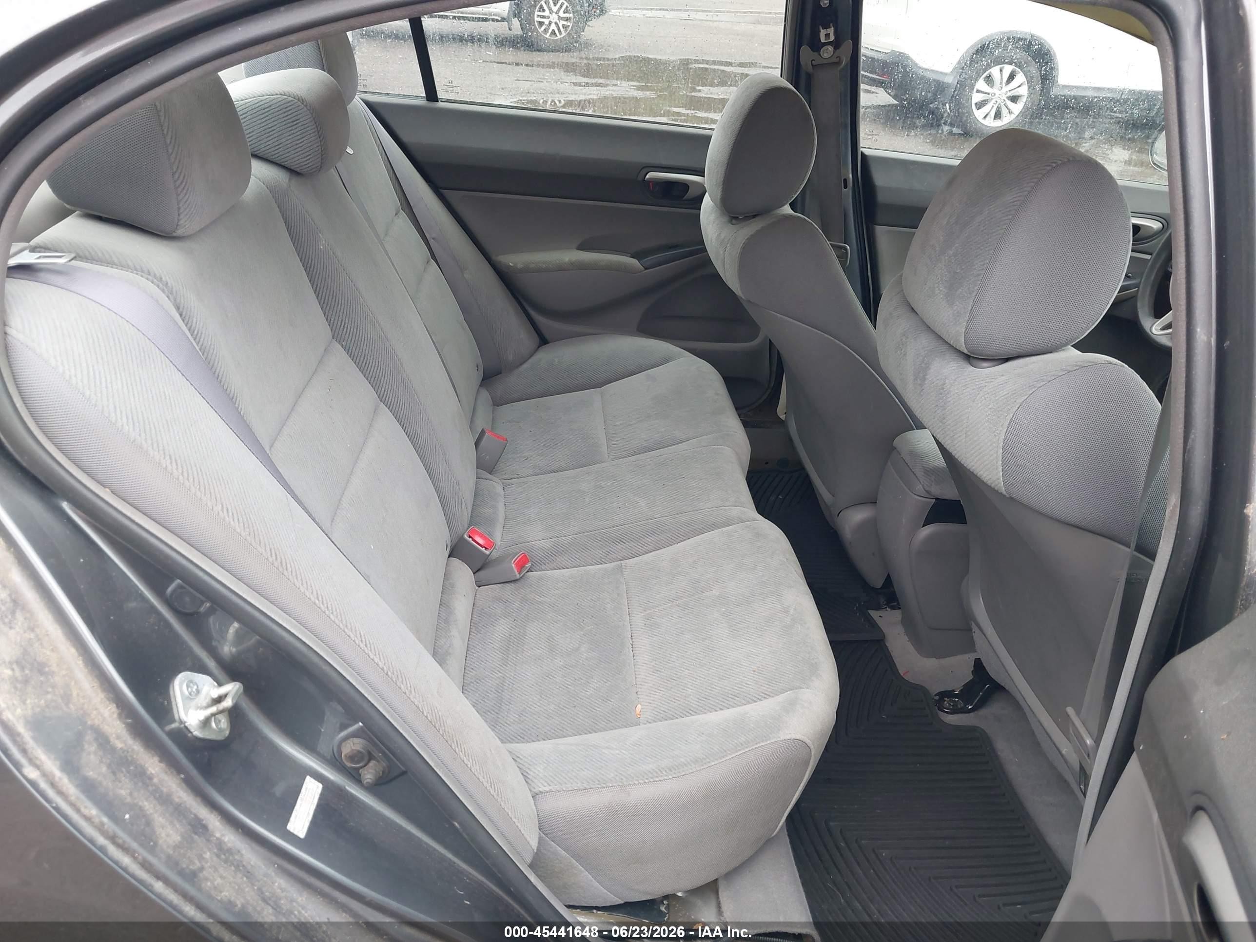 2011 Honda Civic Lx Gray vin: 19XFA1F55BE038740