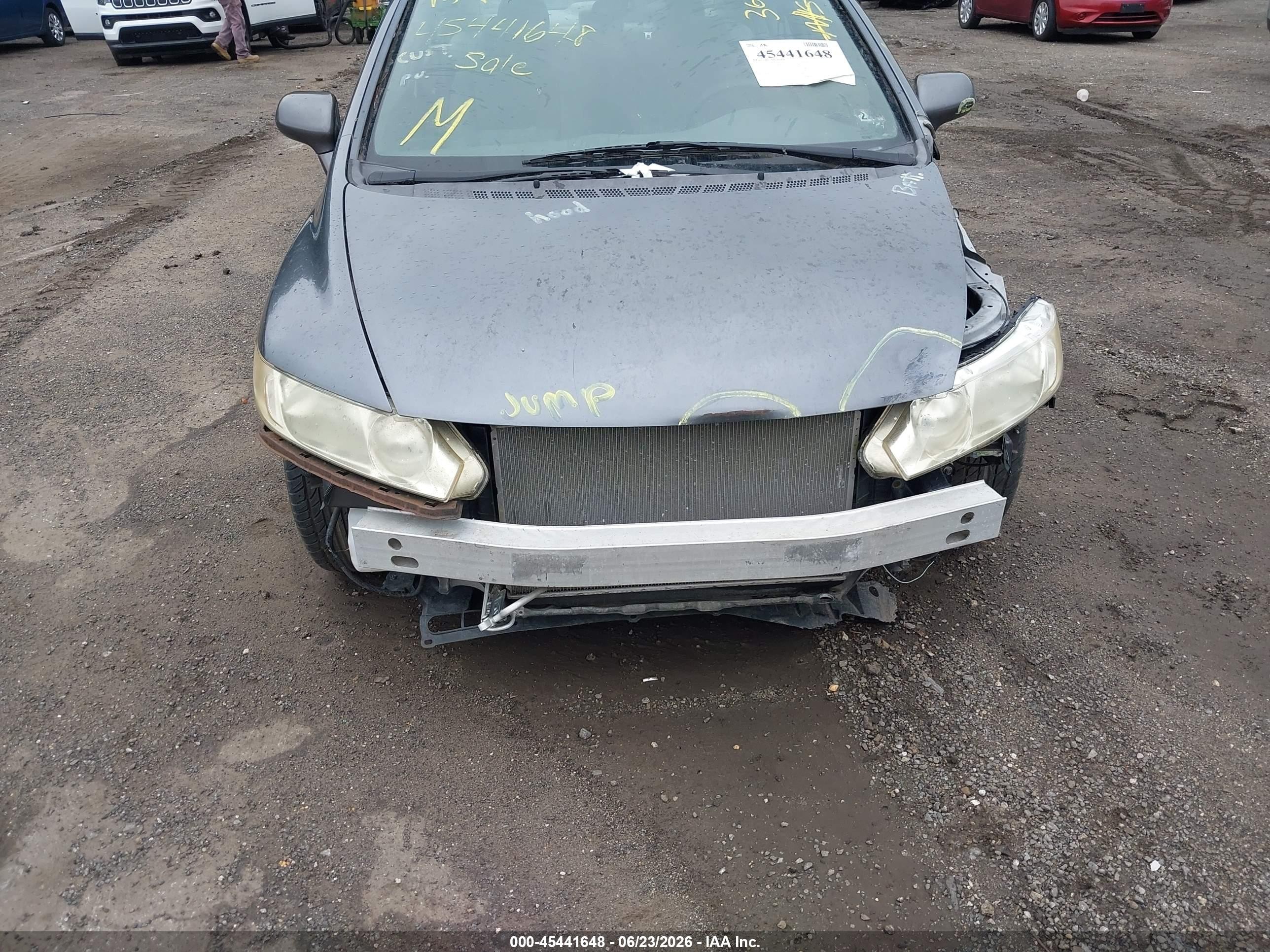 2011 Honda Civic Lx Gray vin: 19XFA1F55BE038740